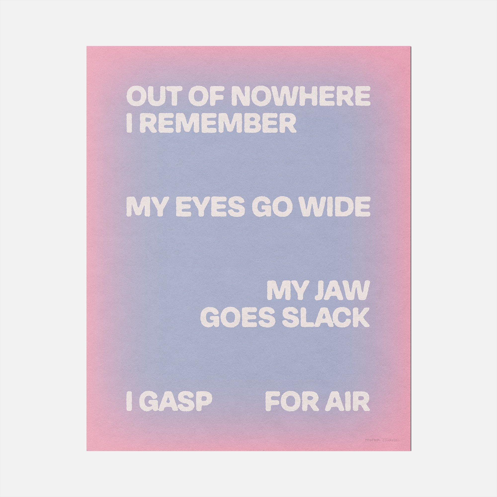 GASP PRINT