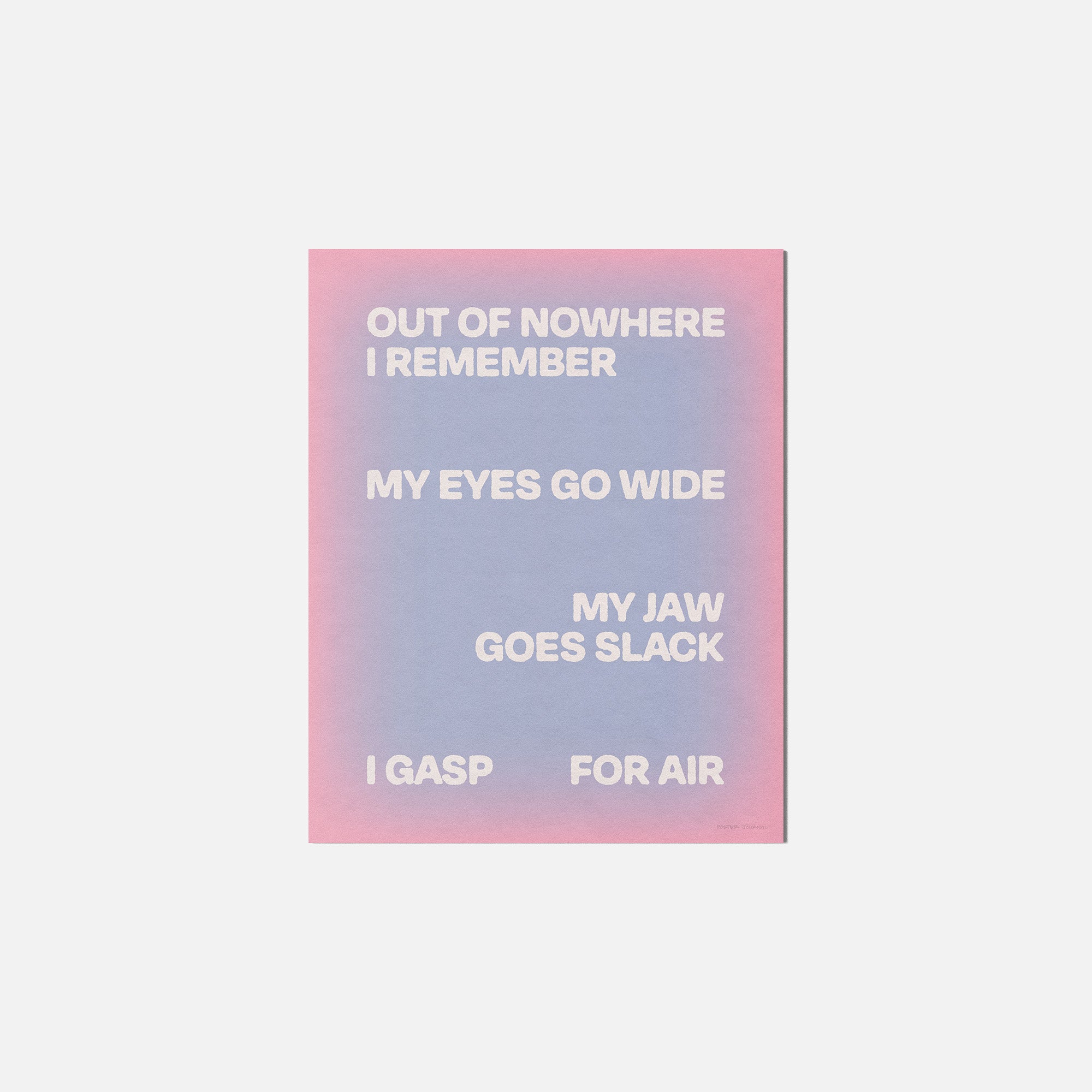 GASP PRINT
