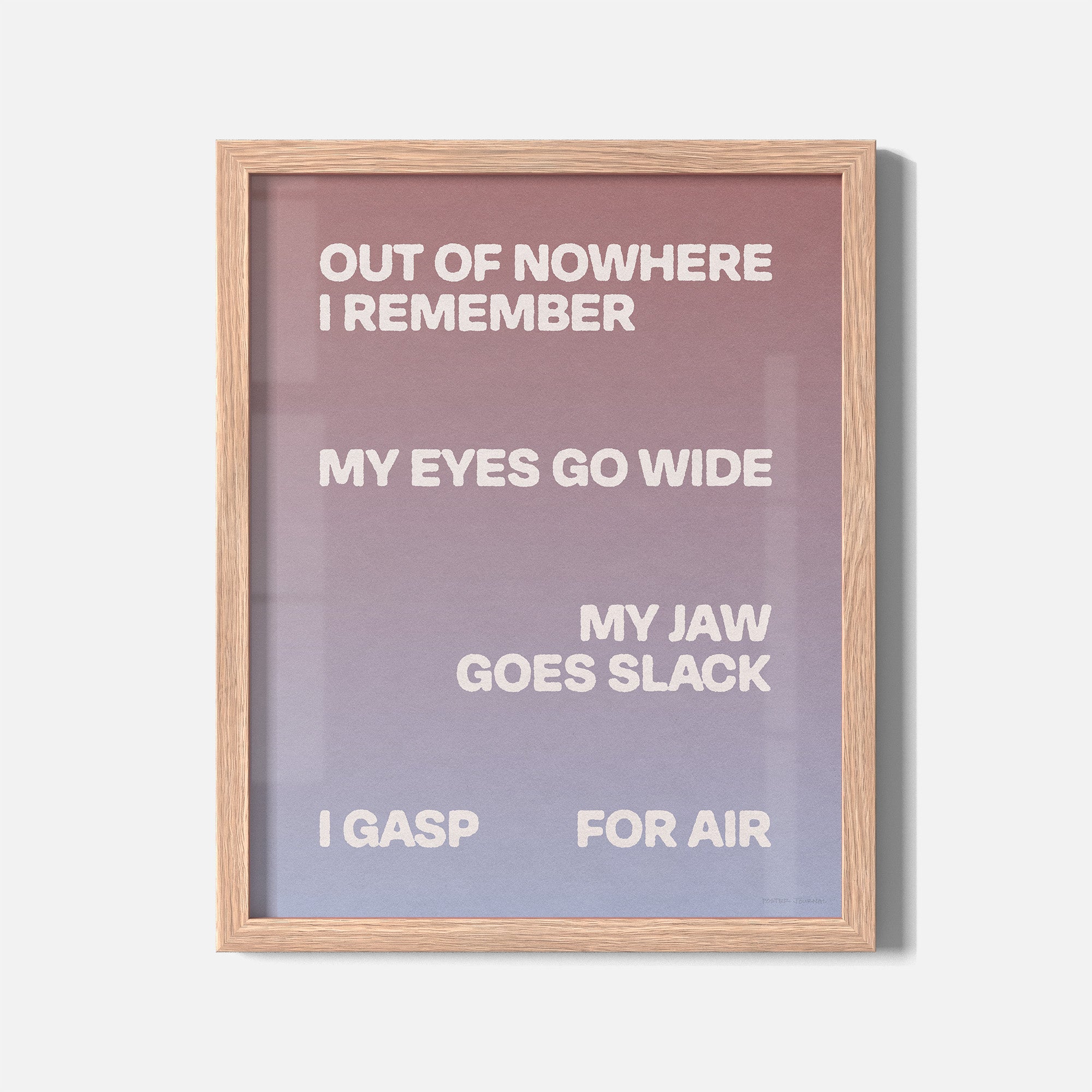 GASP PRINT