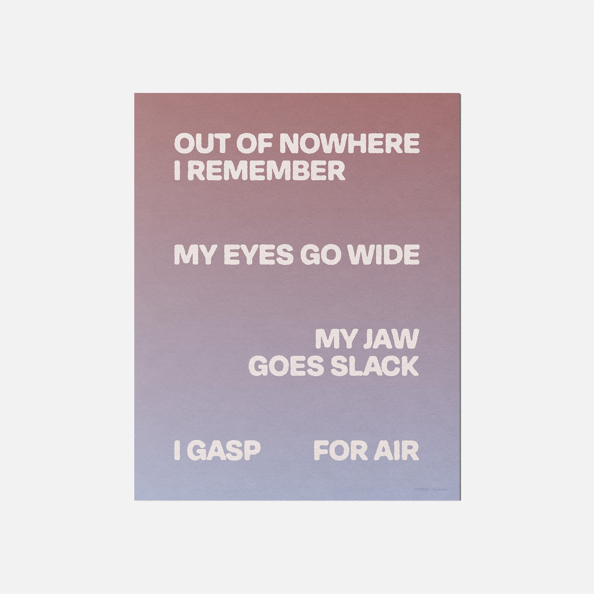 GASP PRINT