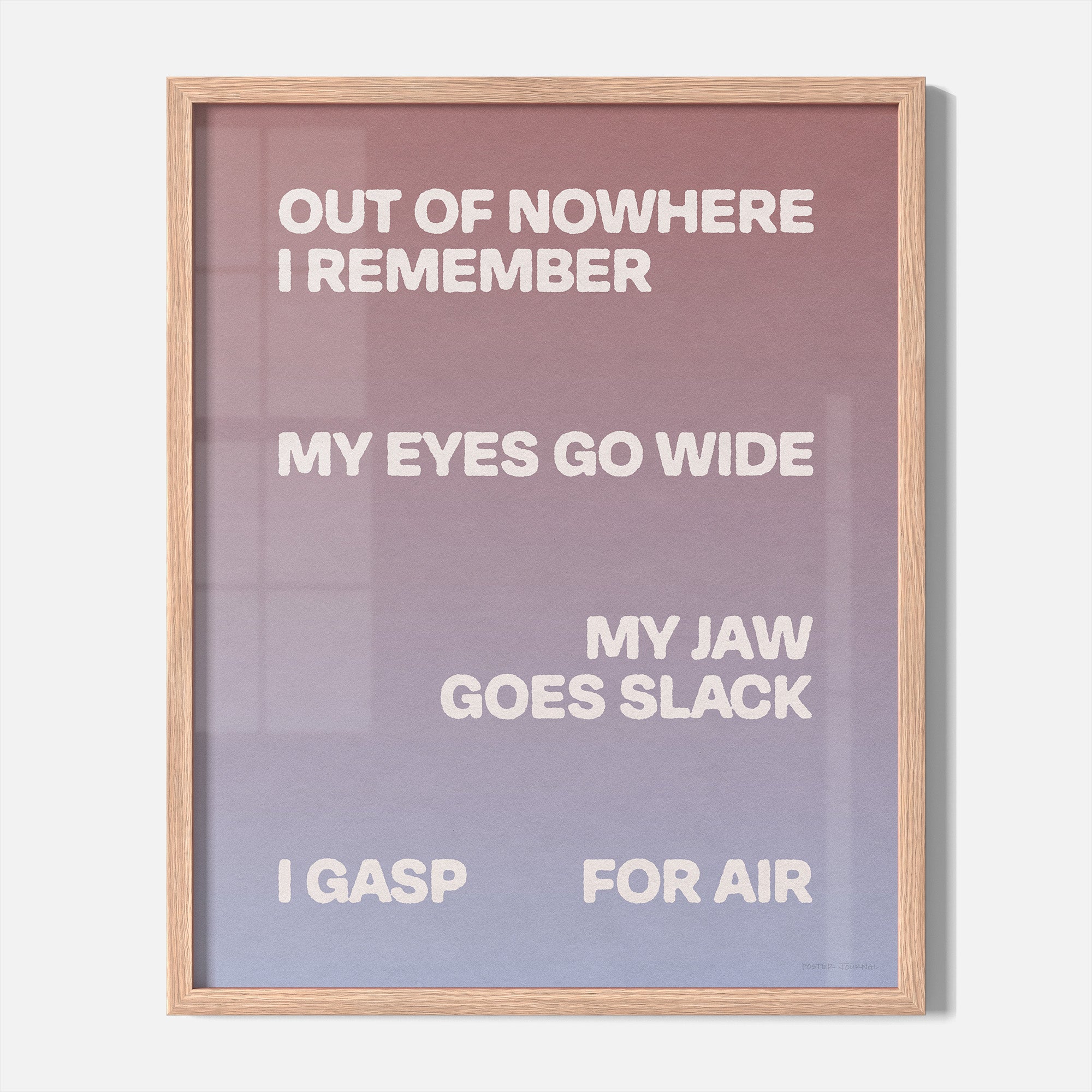 GASP PRINT