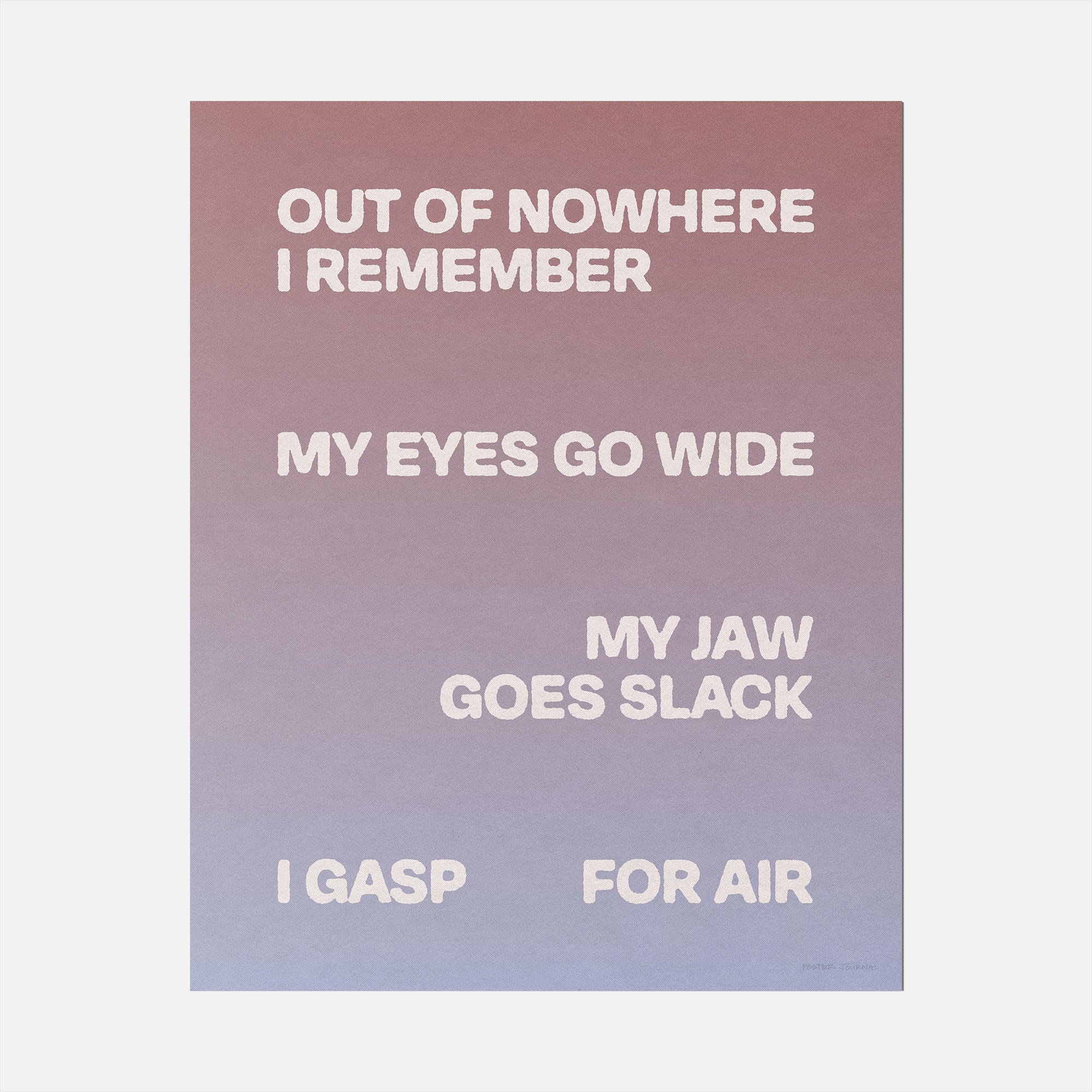 GASP PRINT
