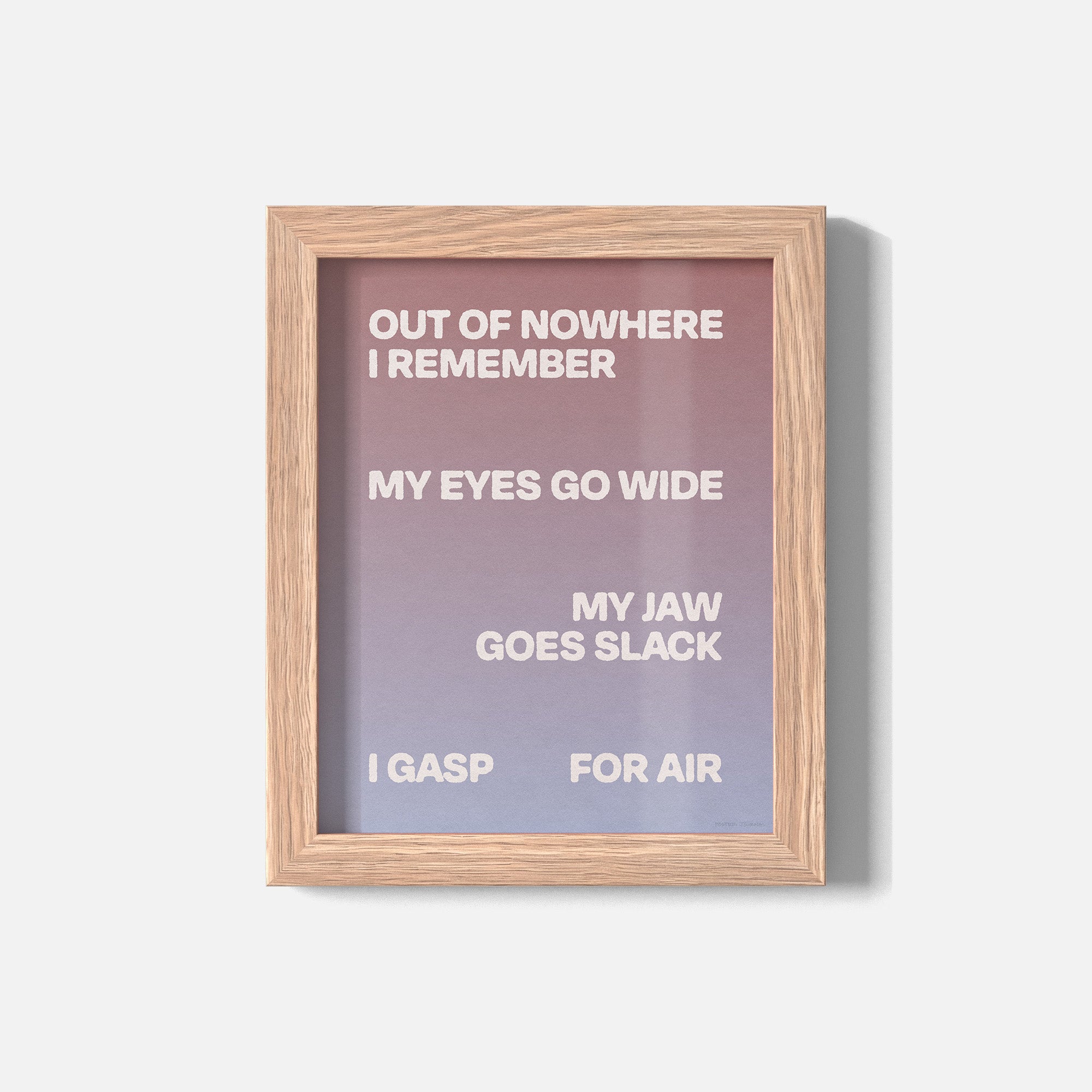 GASP PRINT