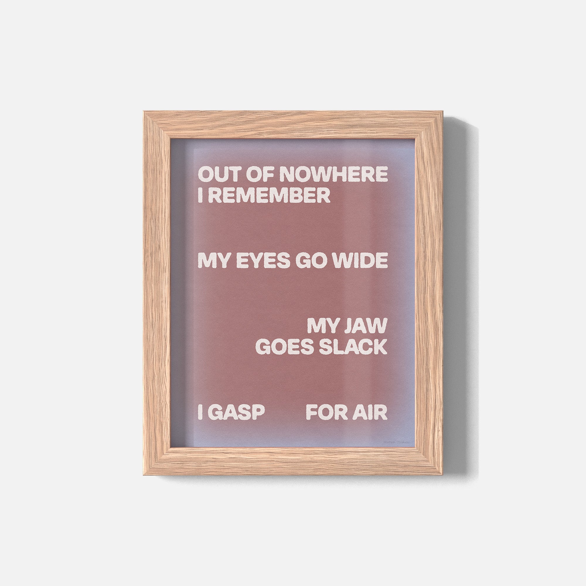 GASP PRINT