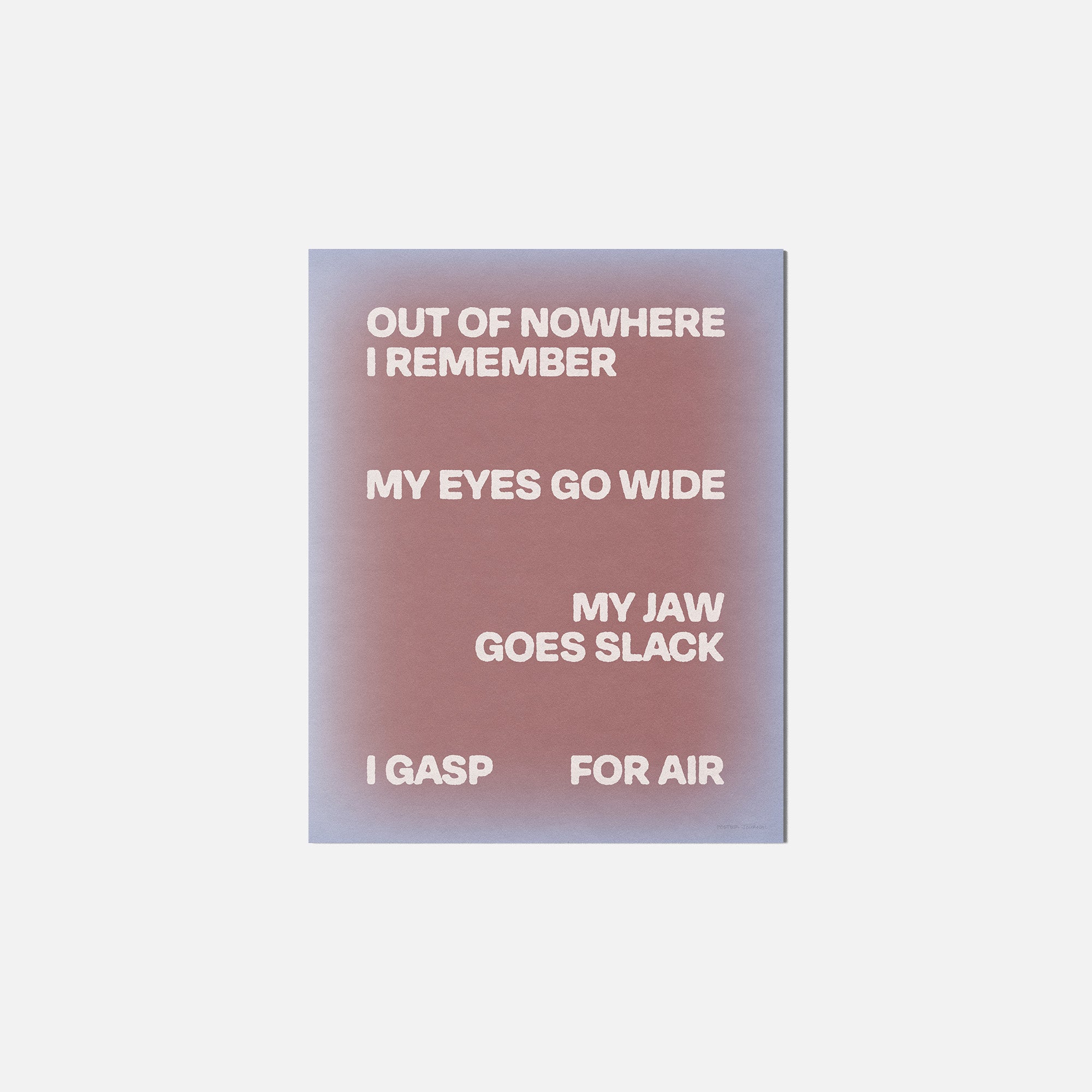 GASP PRINT