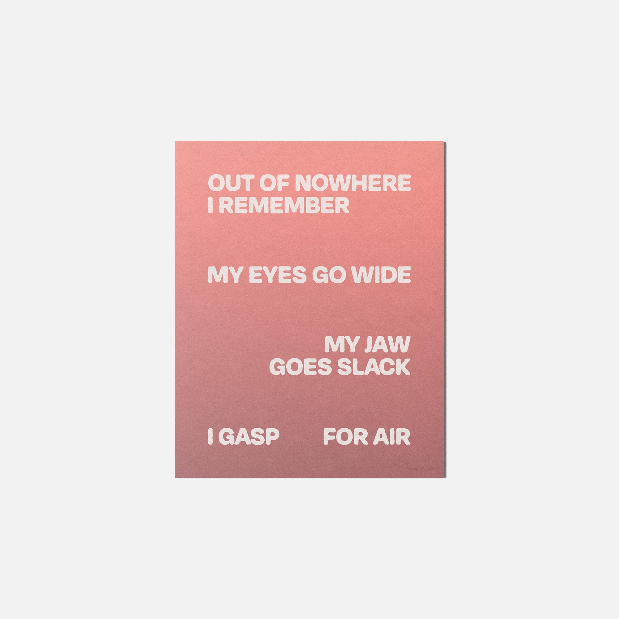 GASP PRINT