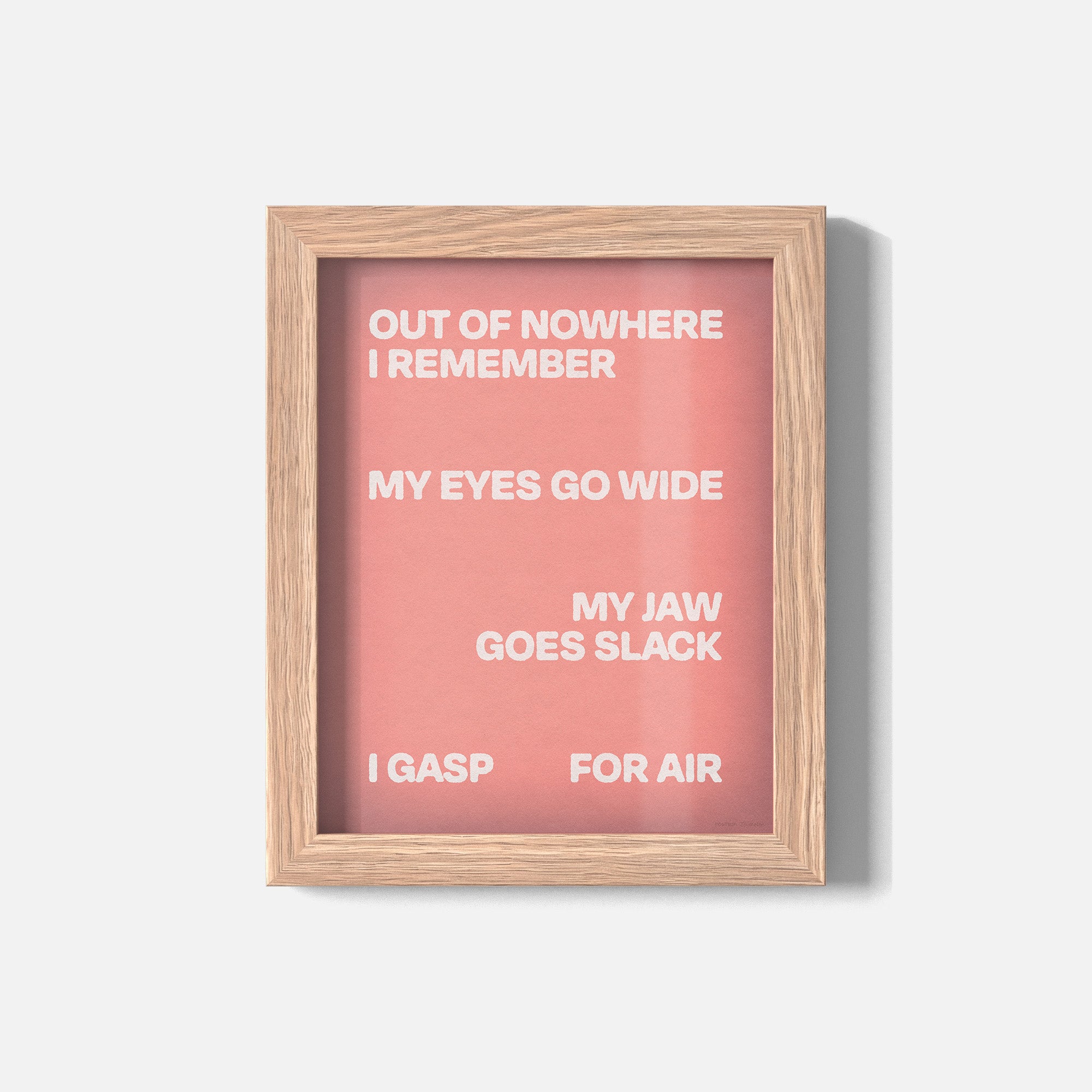 GASP PRINT