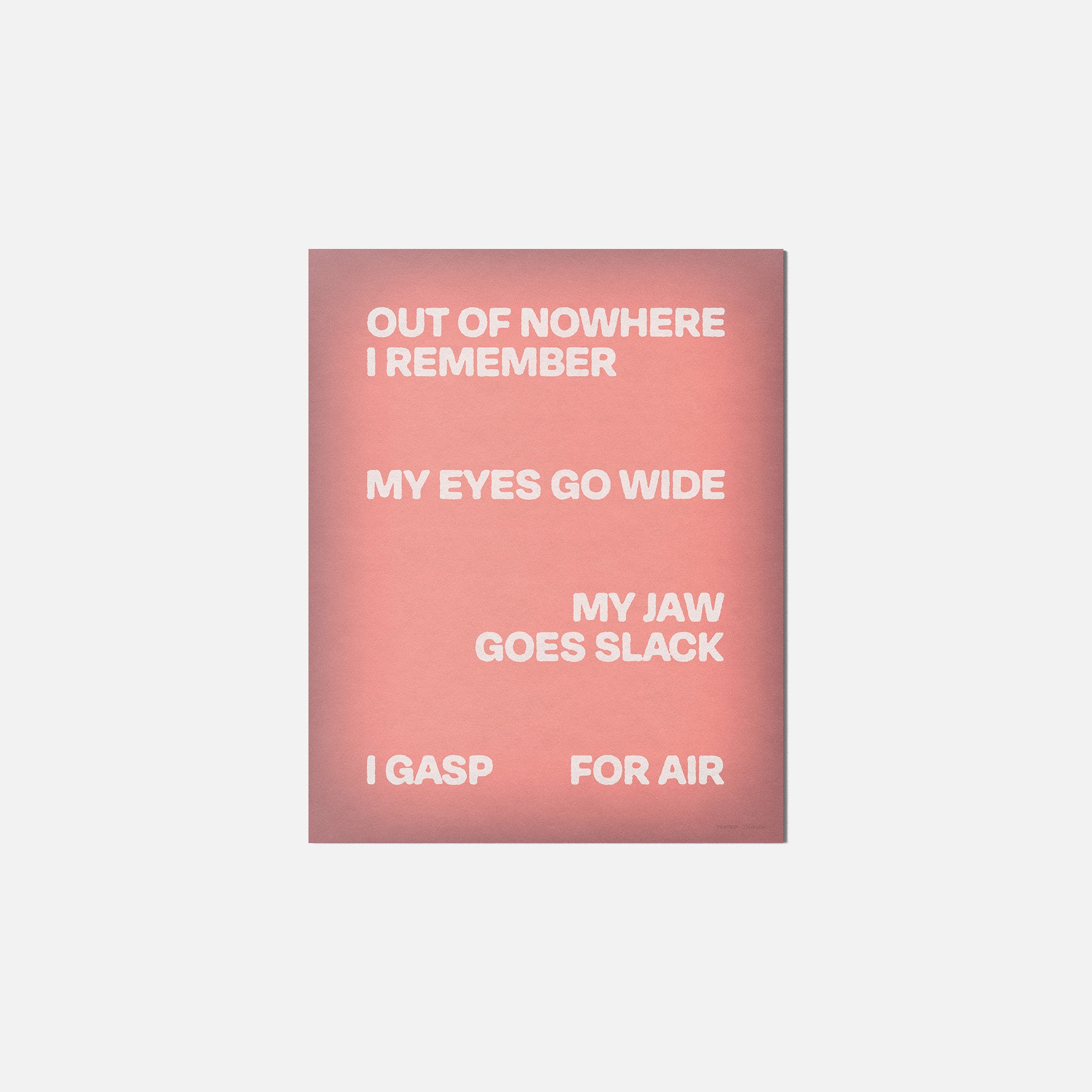 GASP PRINT