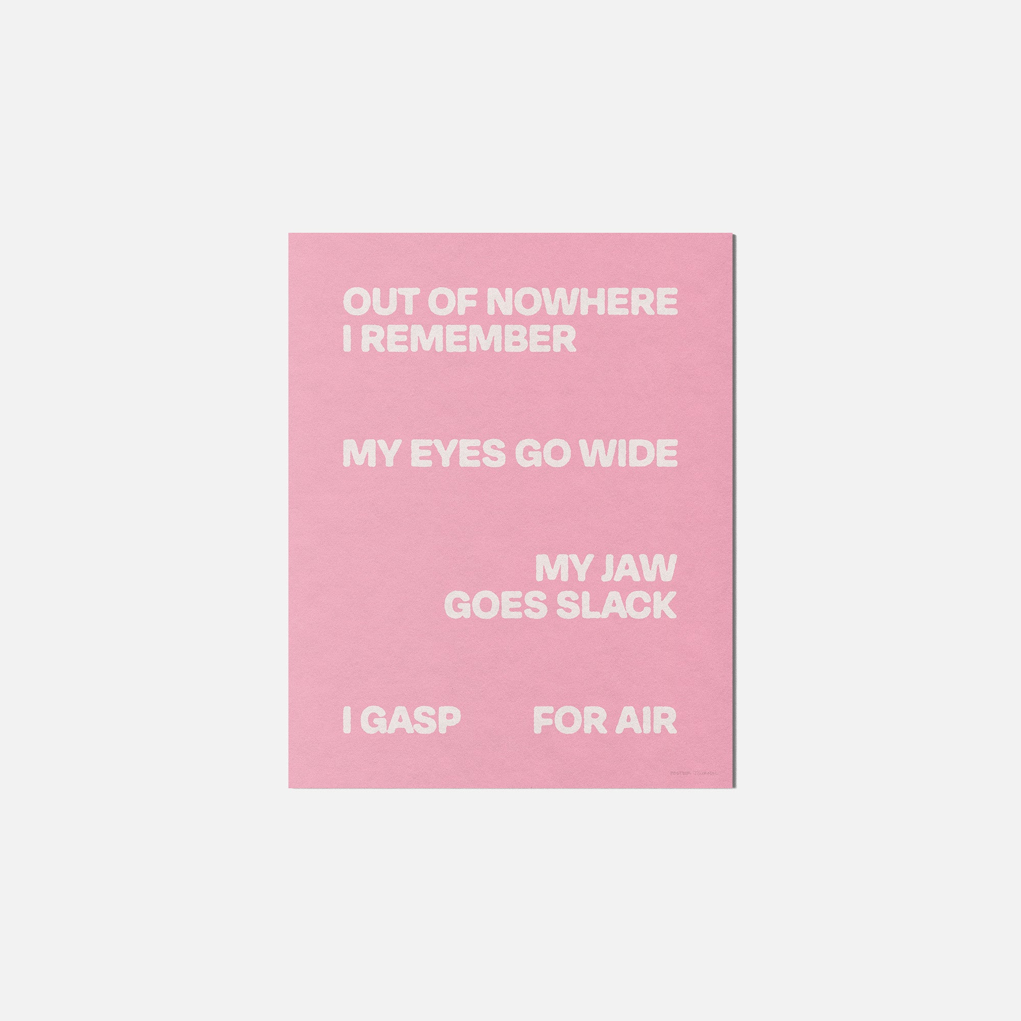 GASP PRINT