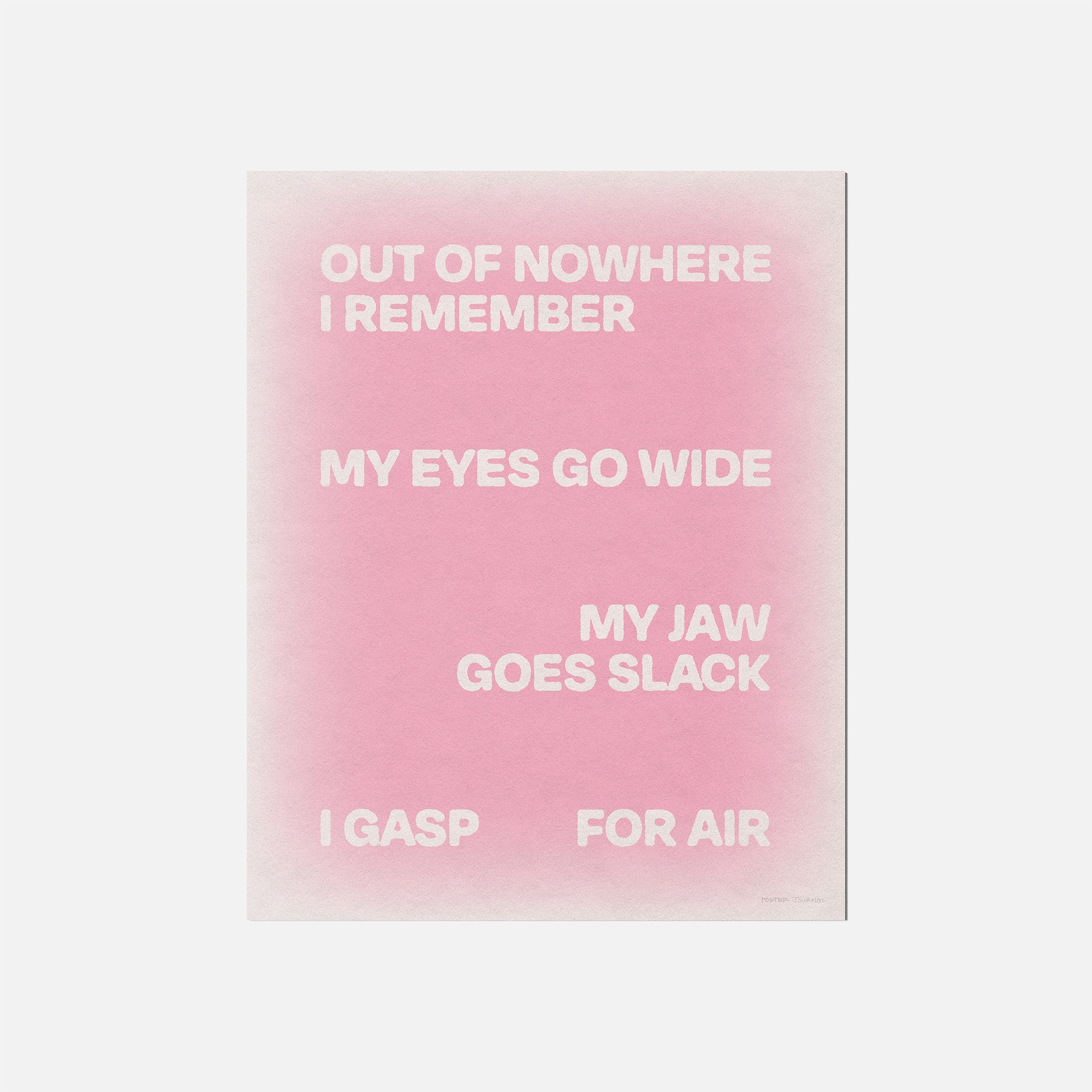 GASP PRINT