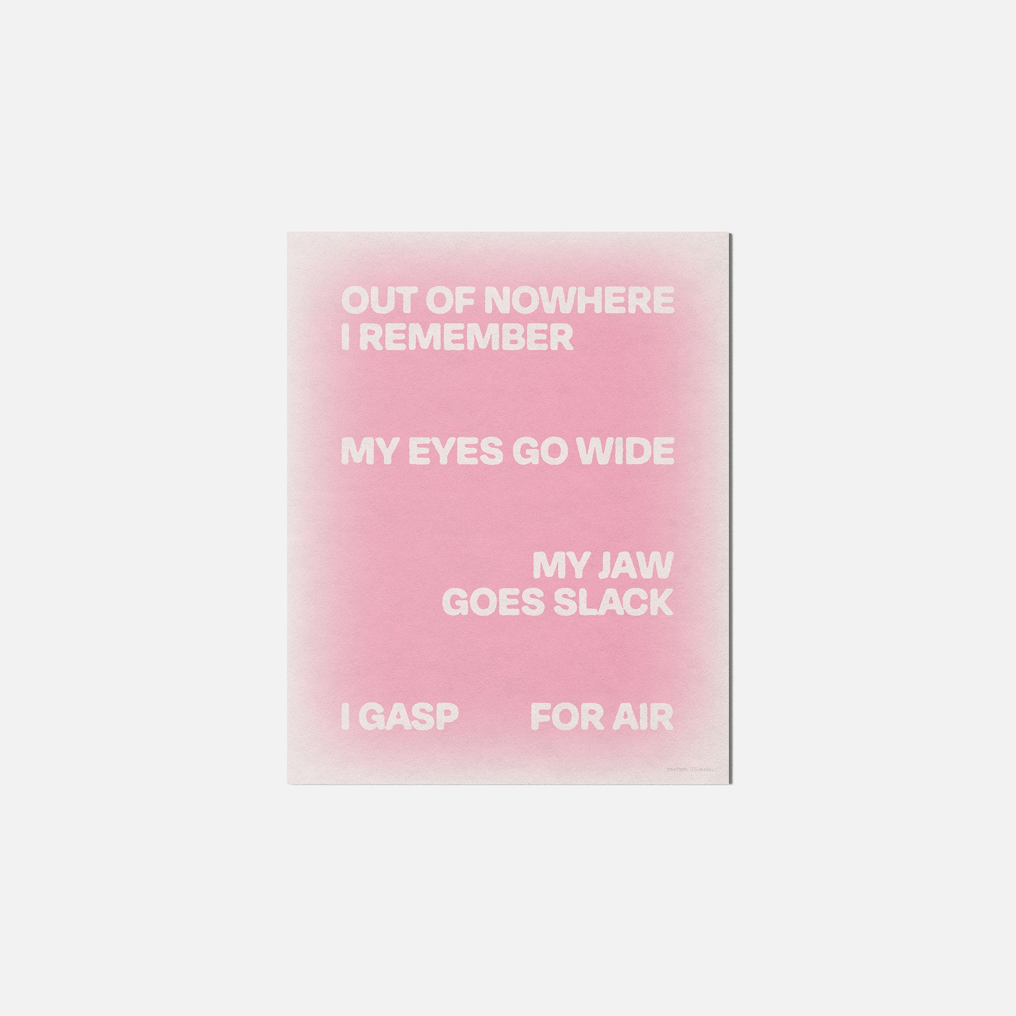 GASP PRINT