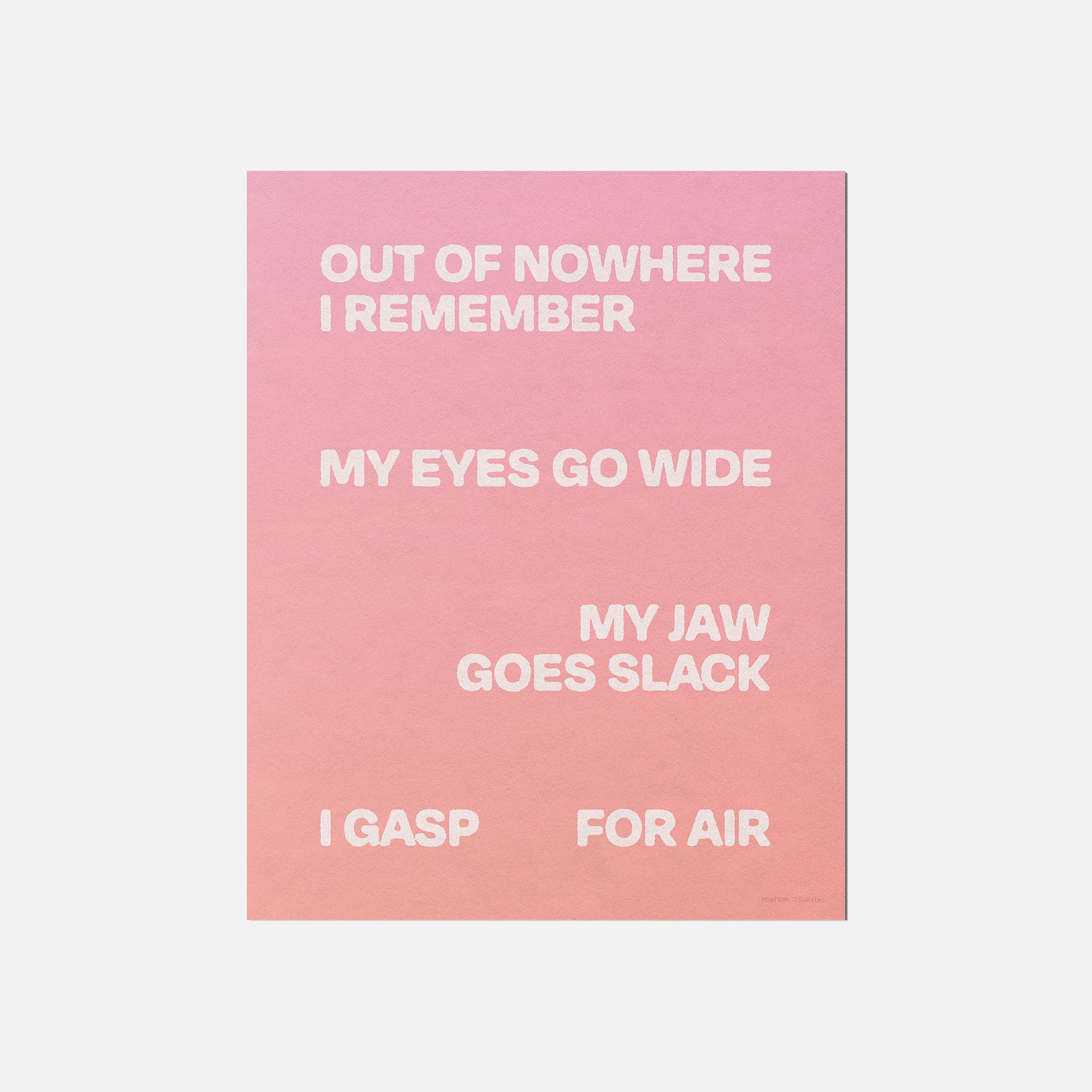 GASP PRINT