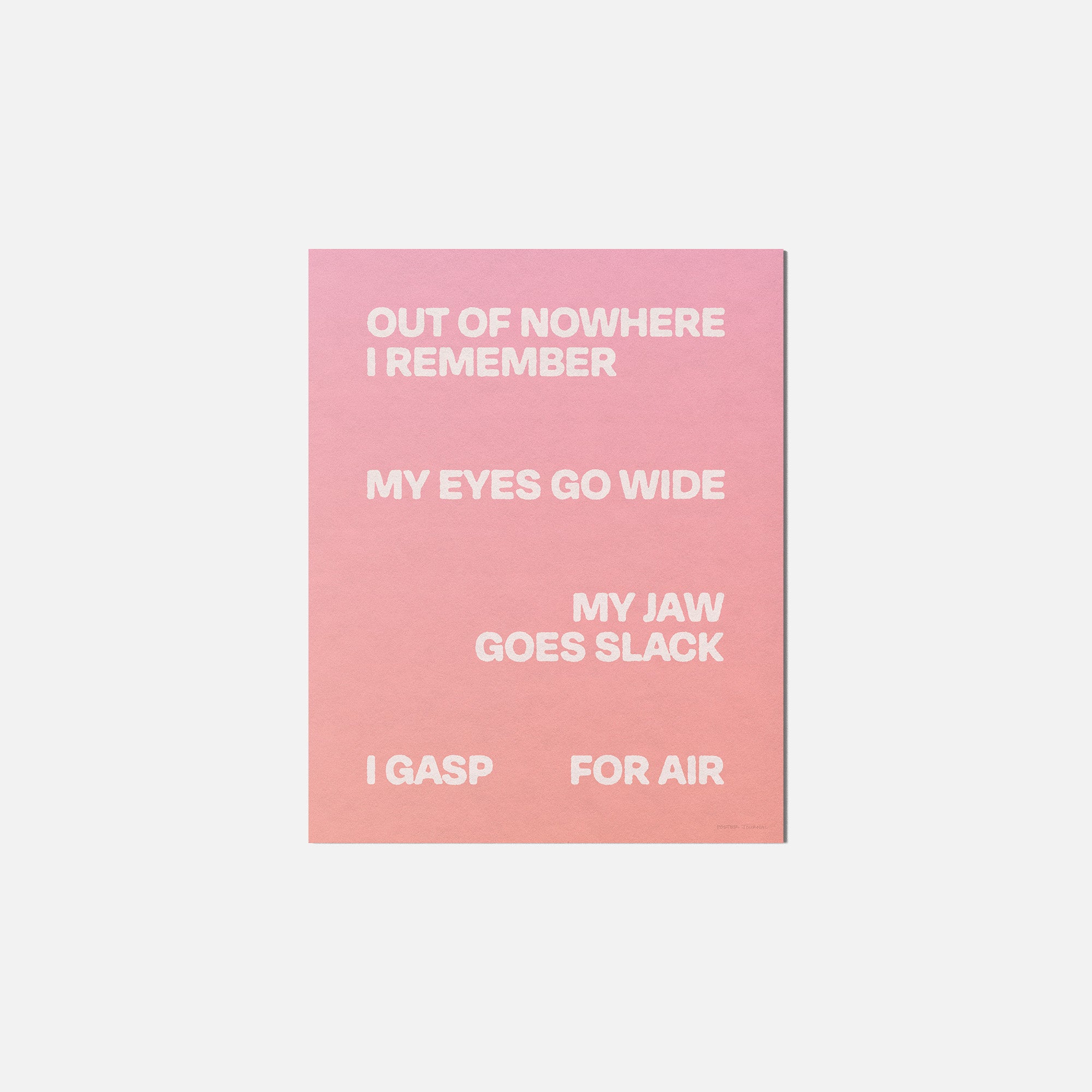 GASP PRINT