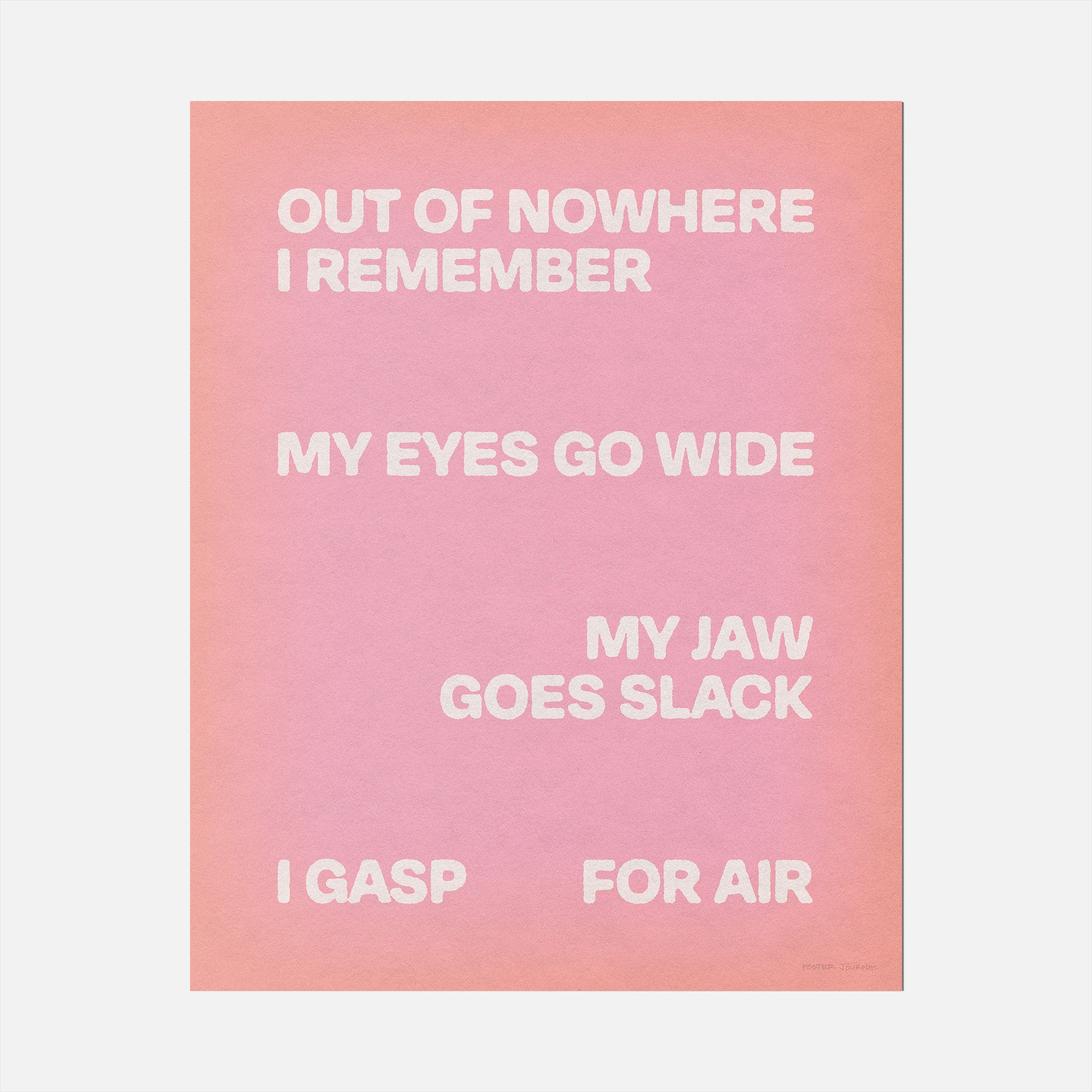 GASP PRINT