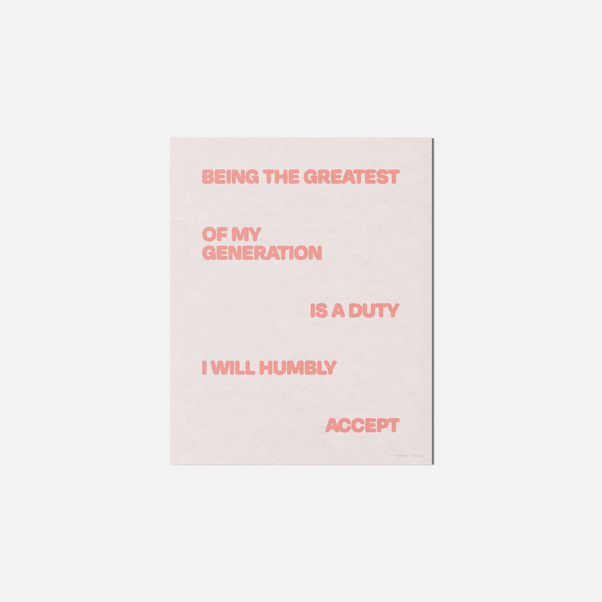 GENERATION PRINT