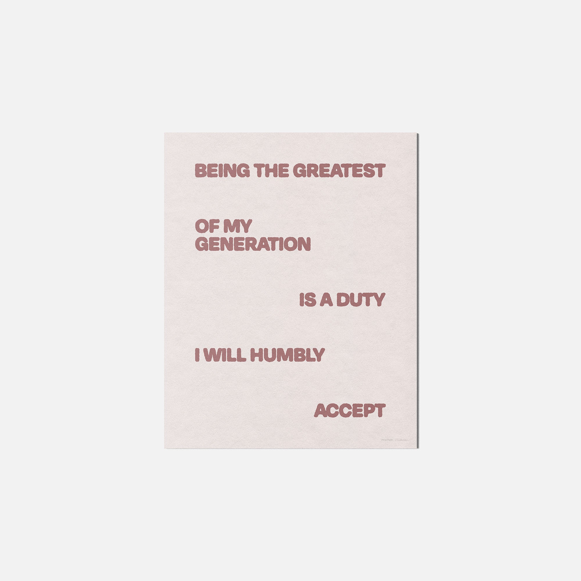 GENERATION PRINT