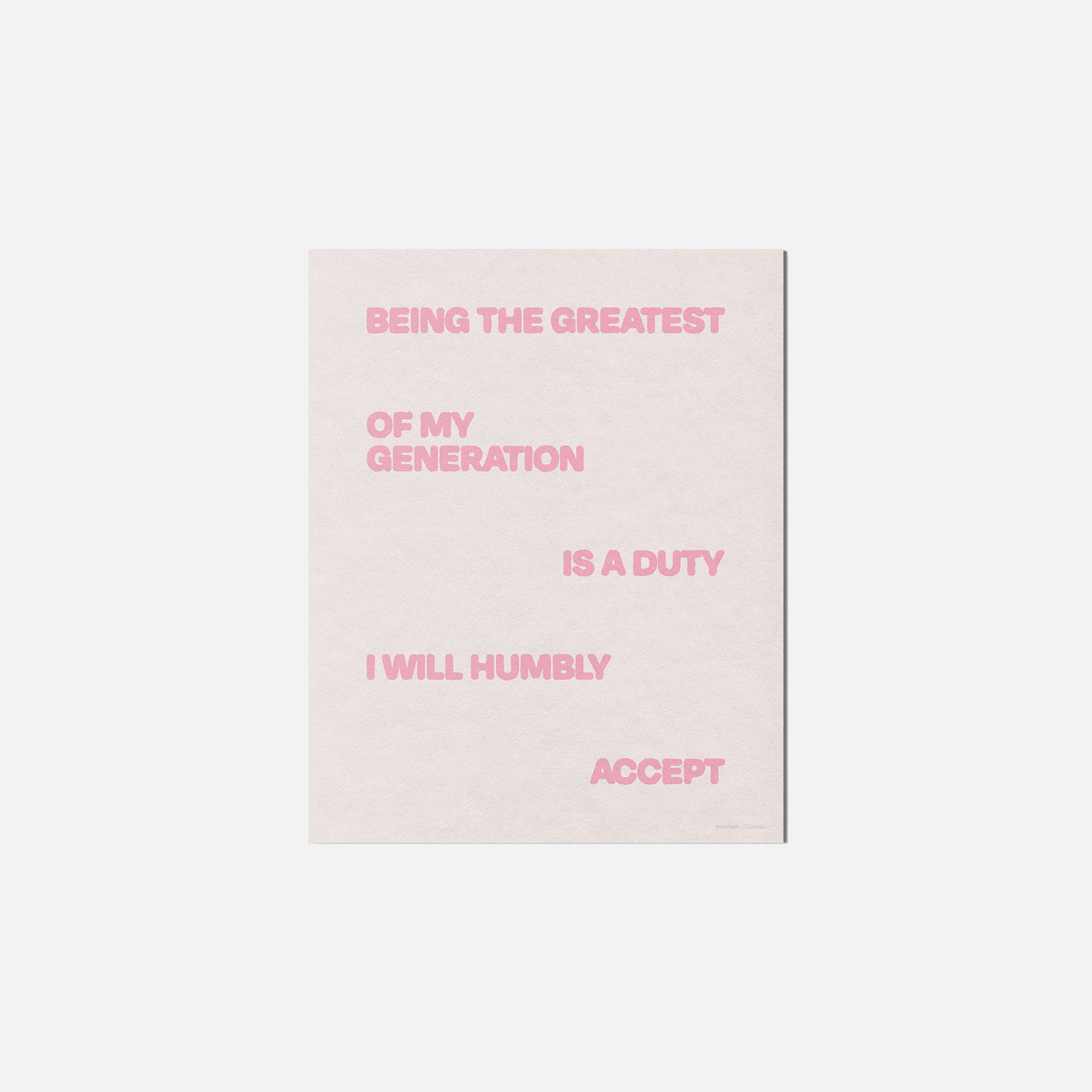 GENERATION PRINT
