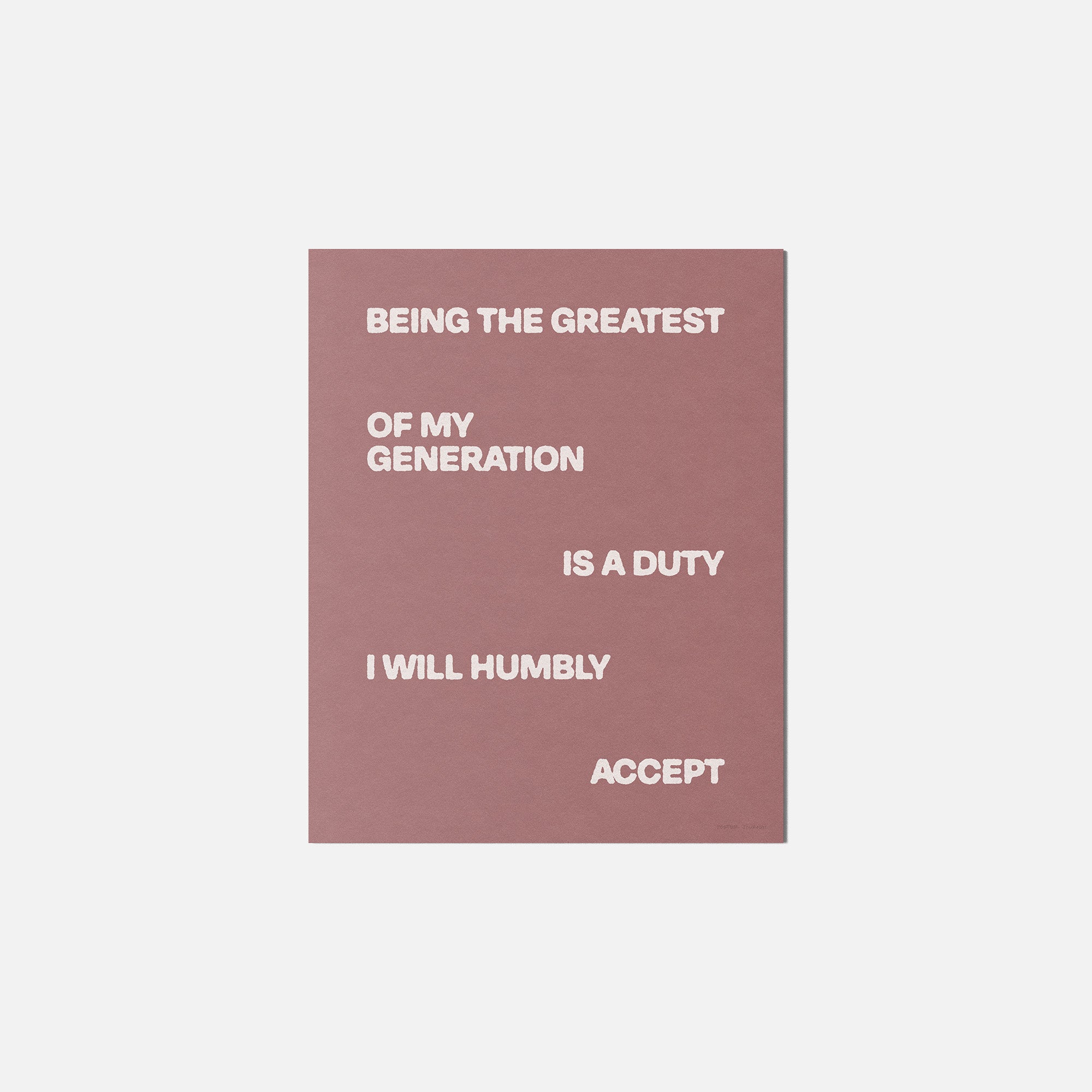 GENERATION PRINT