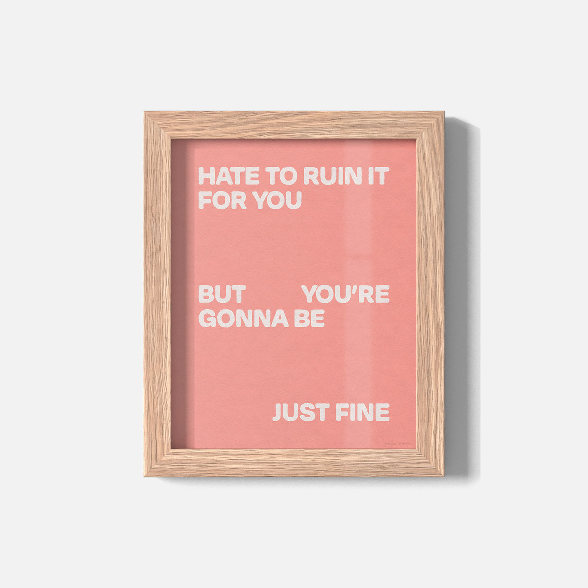 GONNA PRINT
