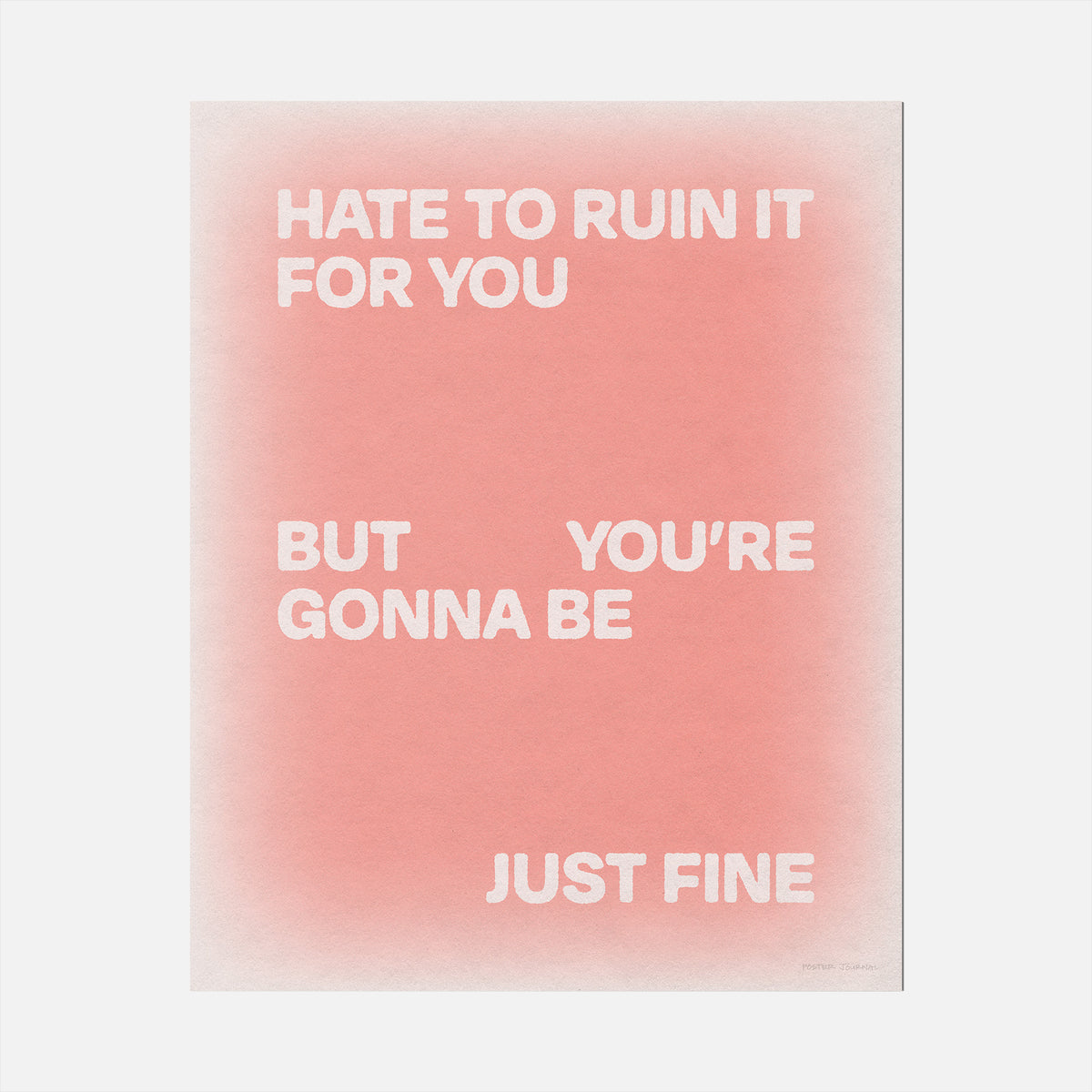 GONNA PRINT
