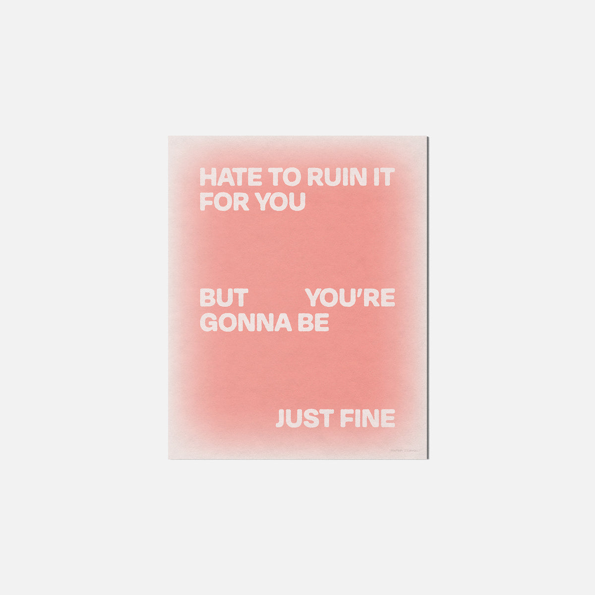 GONNA PRINT