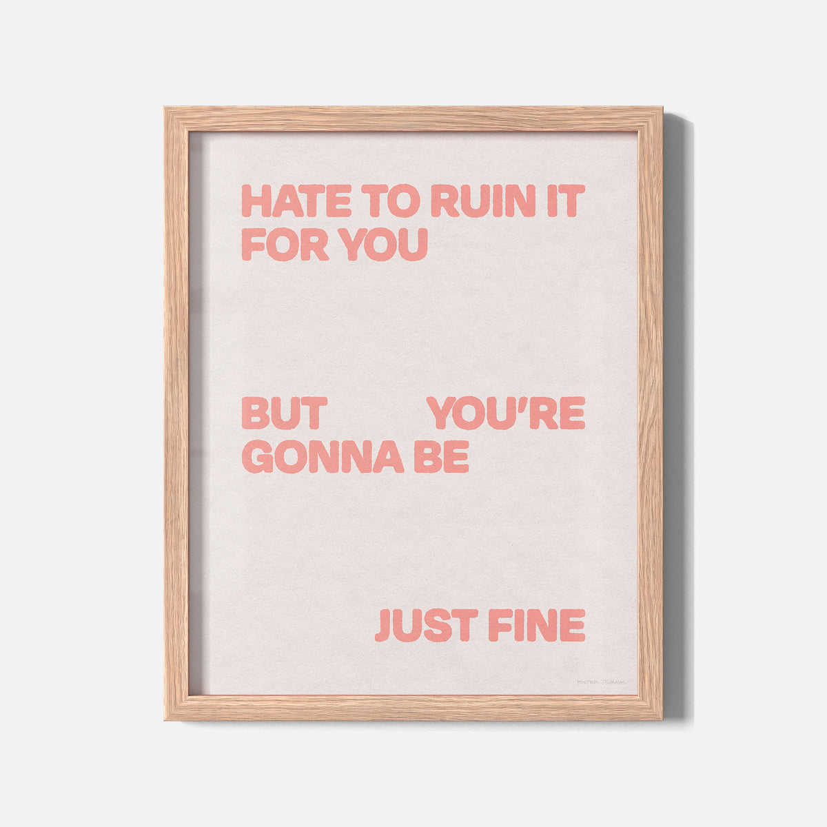 GONNA PRINT