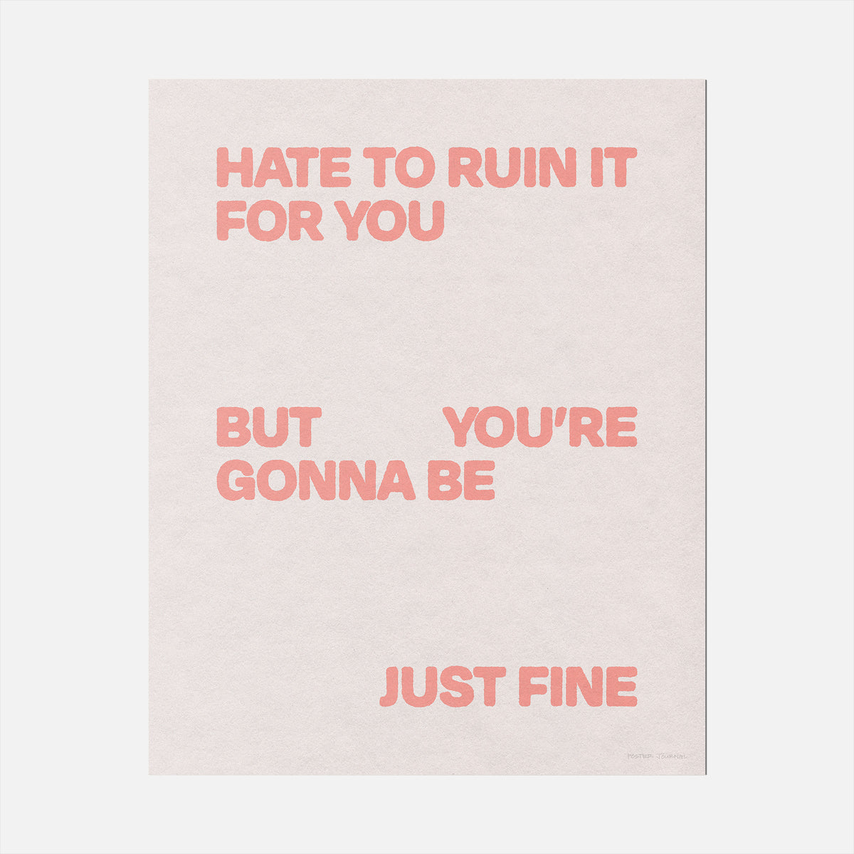 GONNA PRINT