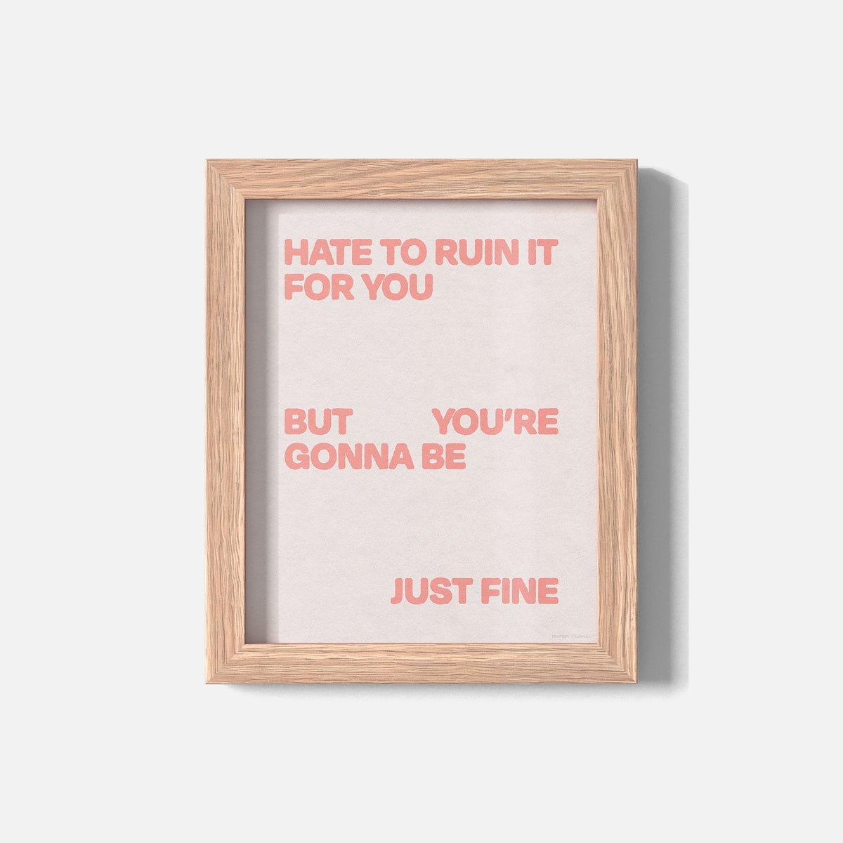 GONNA PRINT