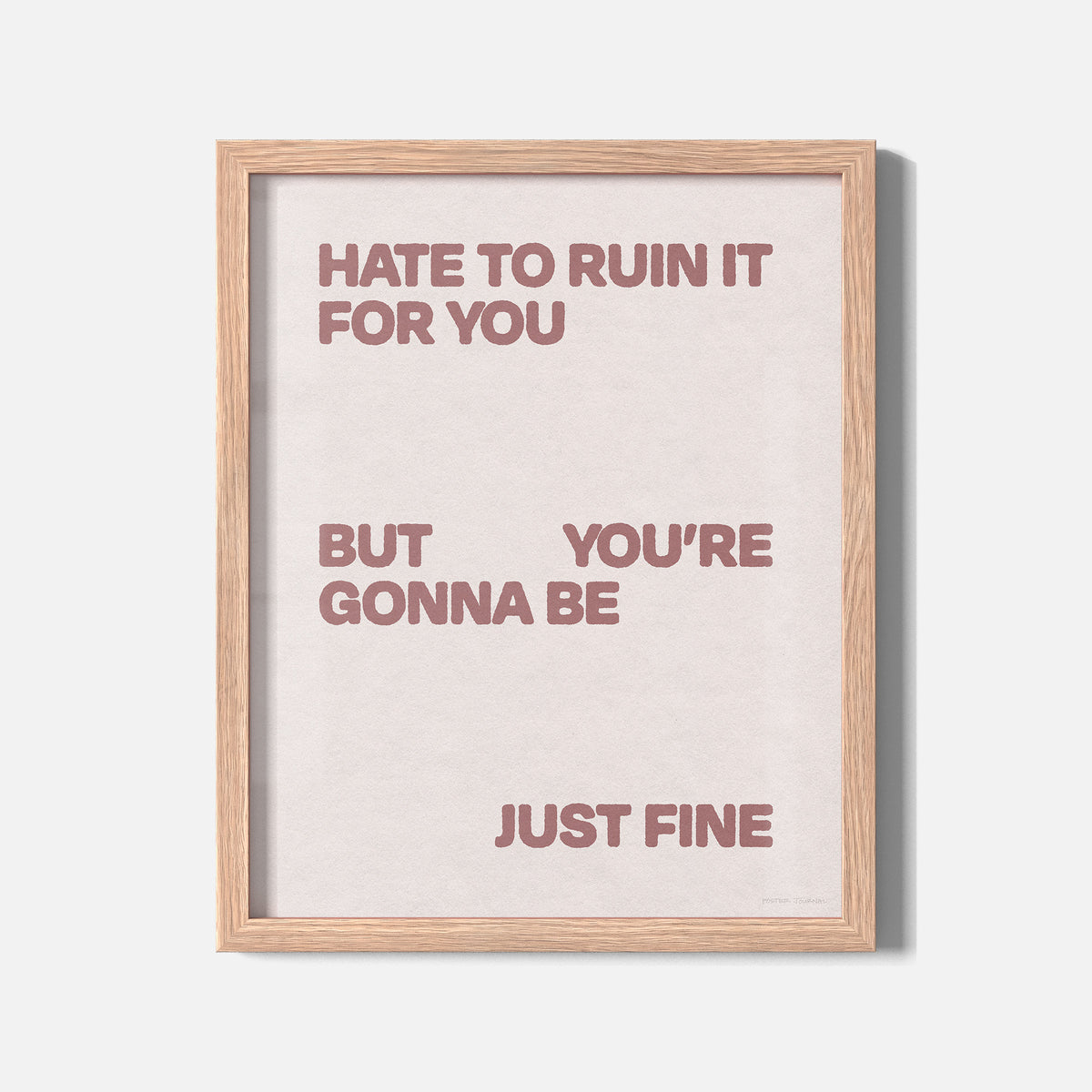 GONNA PRINT