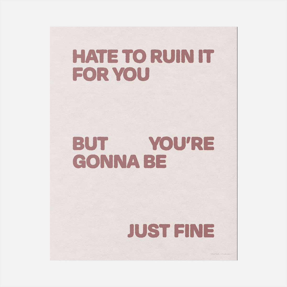 GONNA PRINT
