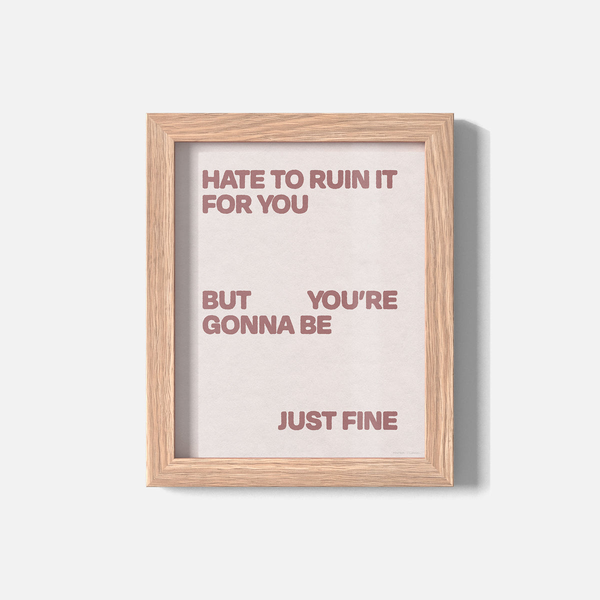 GONNA PRINT