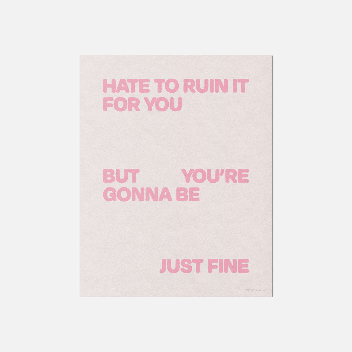 GONNA PRINT
