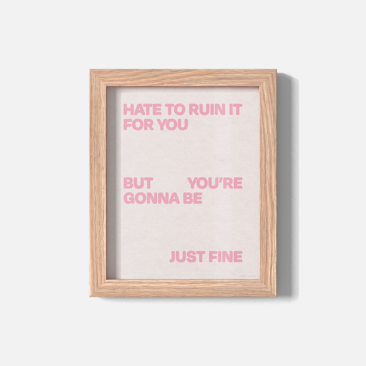 GONNA PRINT