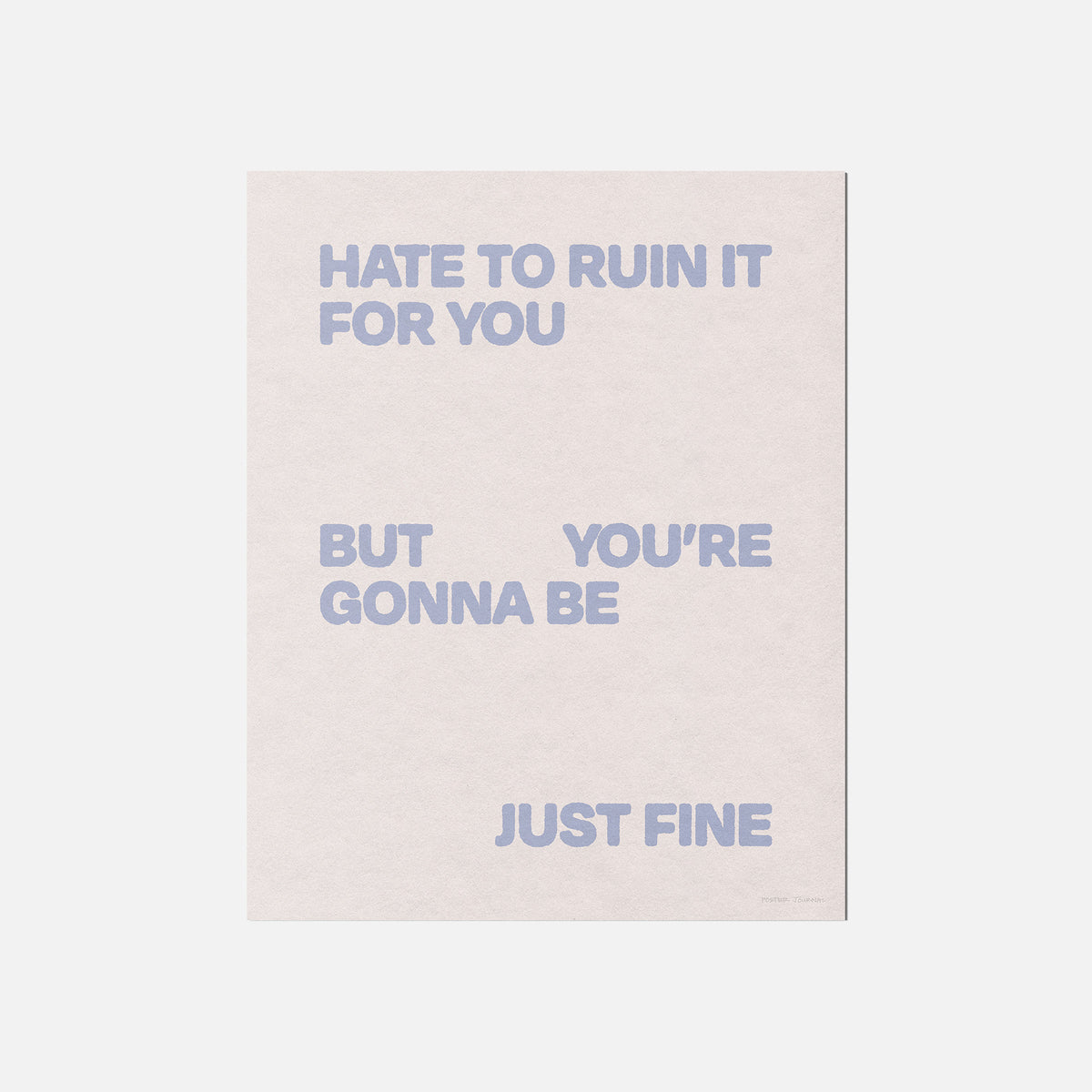 GONNA PRINT