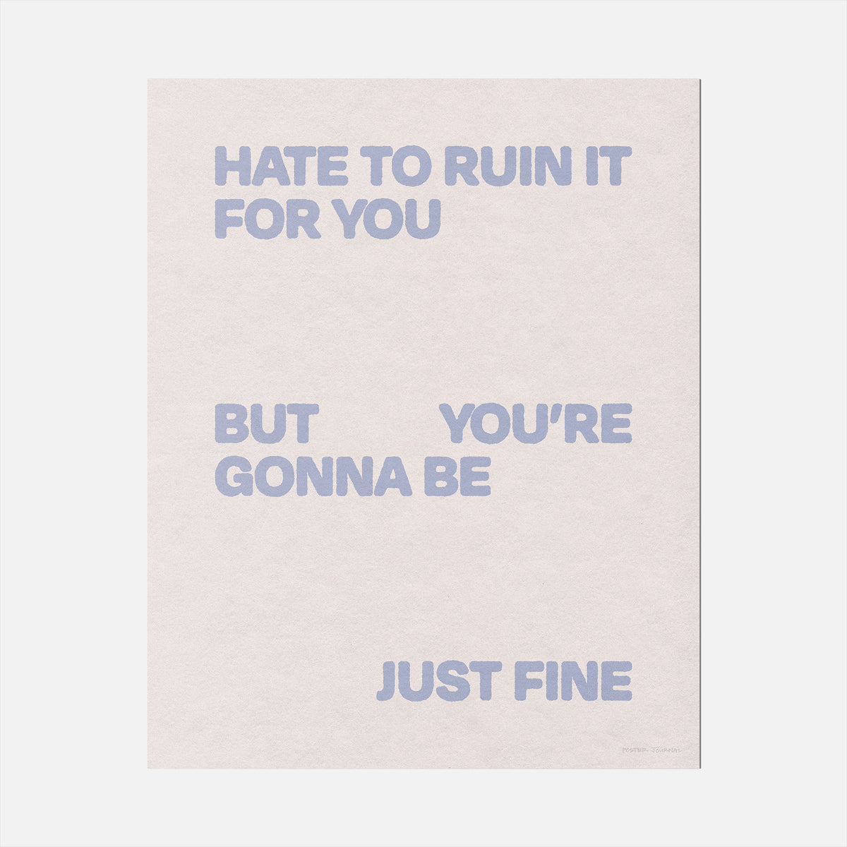 GONNA PRINT
