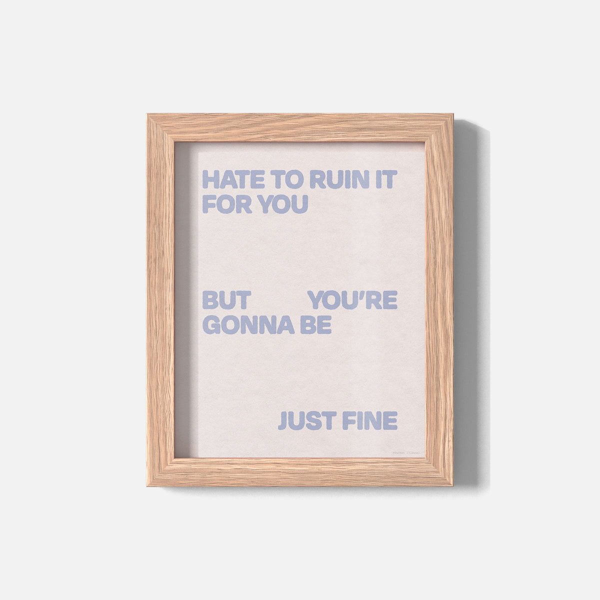 GONNA PRINT