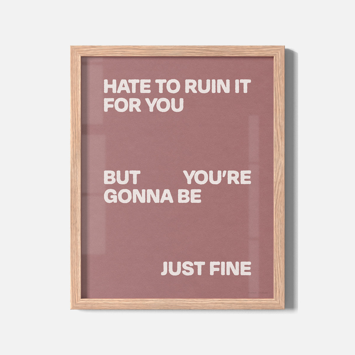 GONNA PRINT