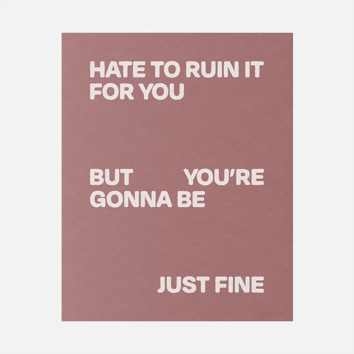 GONNA PRINT