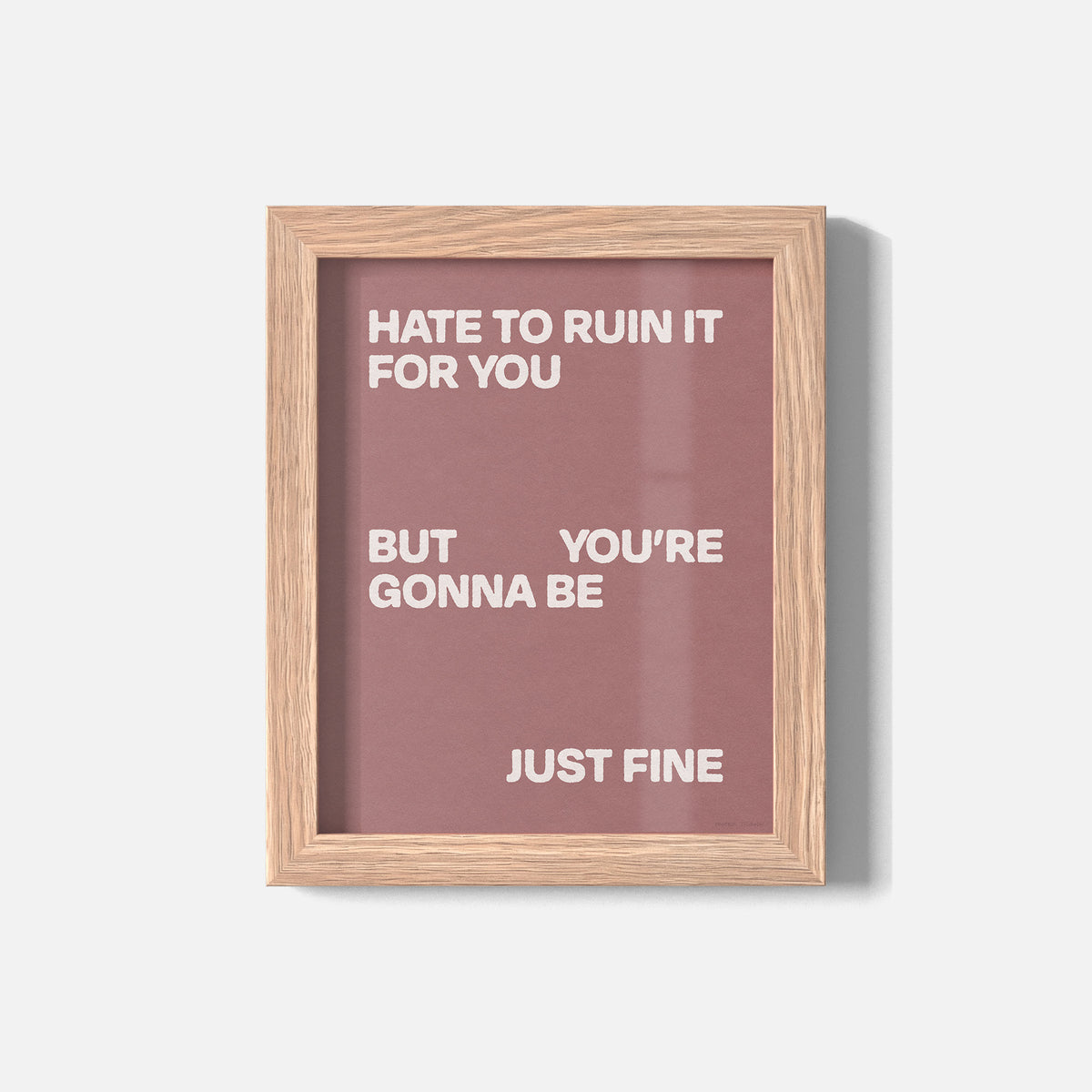 GONNA PRINT