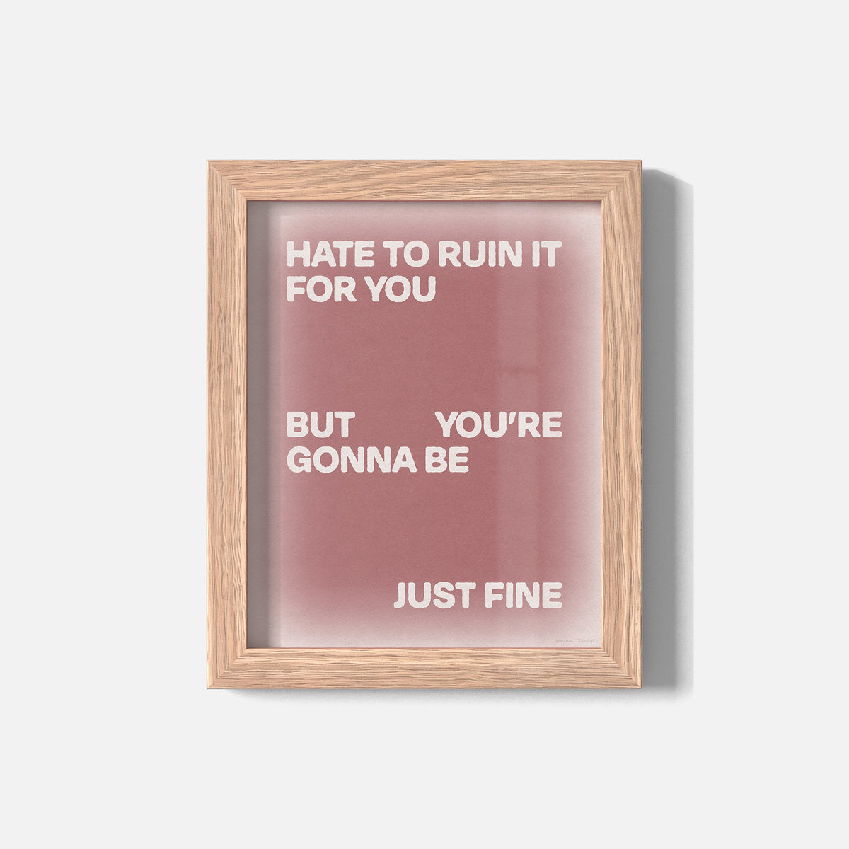 GONNA PRINT