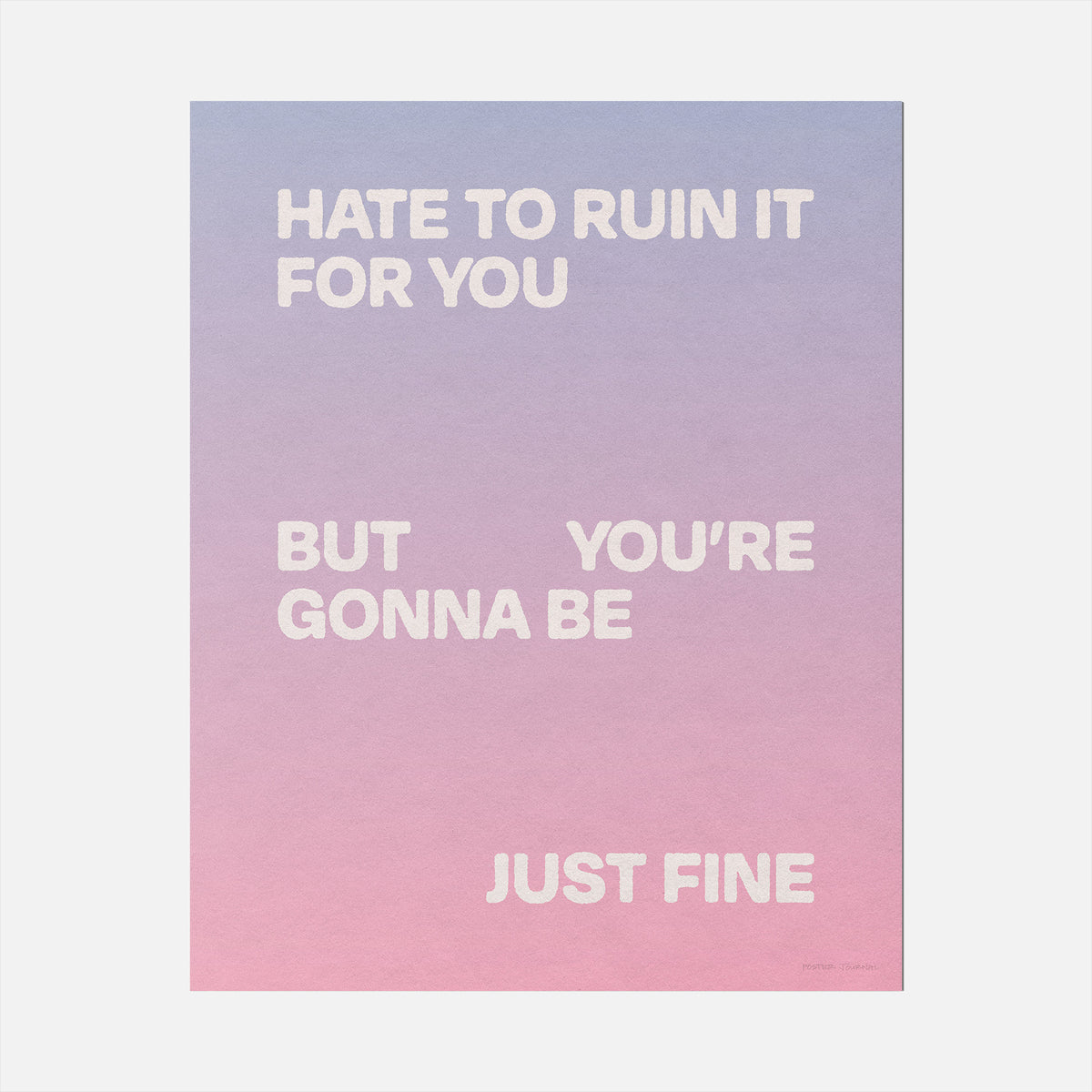 GONNA PRINT