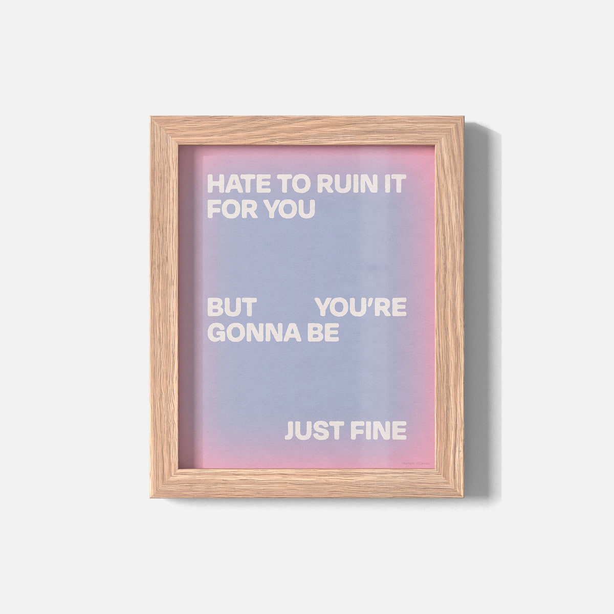 GONNA PRINT