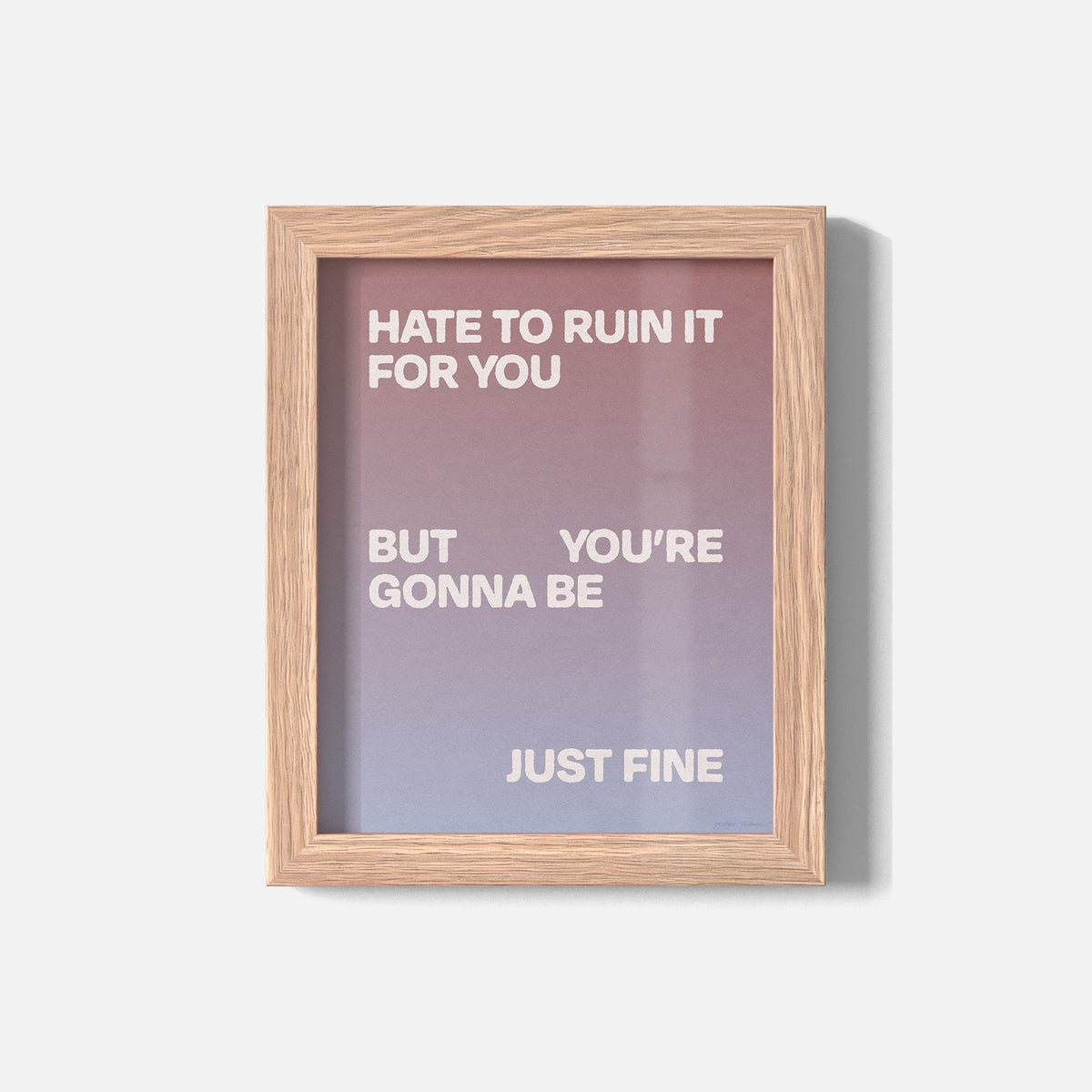 GONNA PRINT