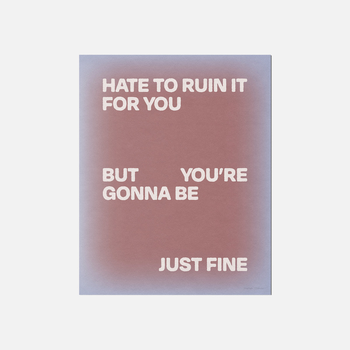 GONNA PRINT