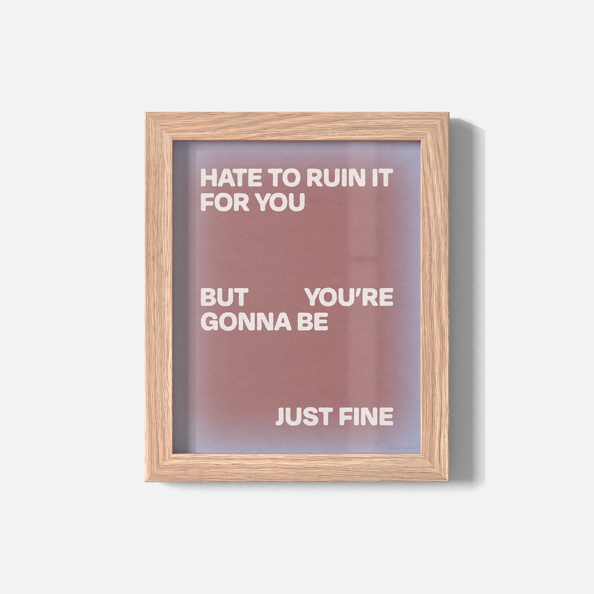 GONNA PRINT
