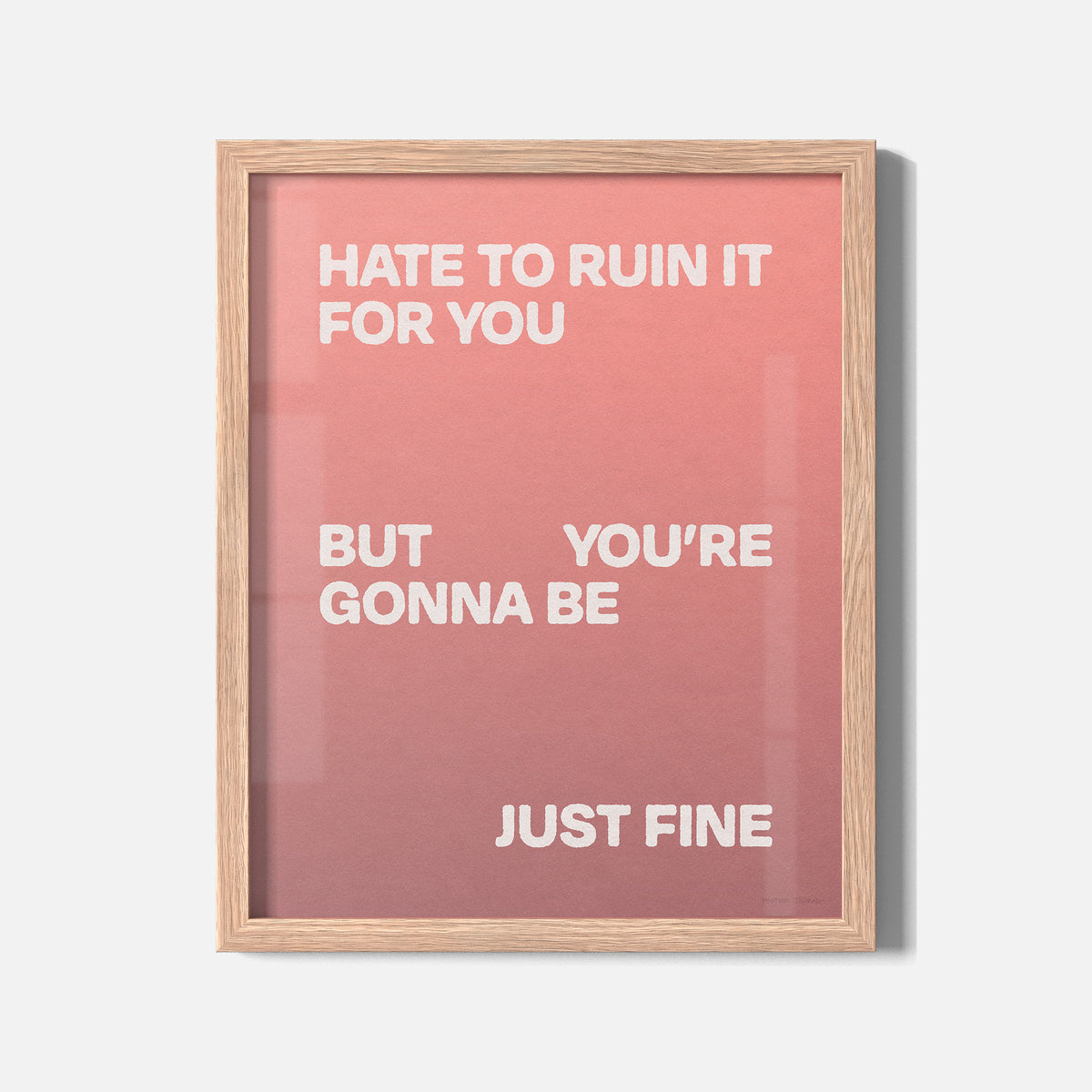 GONNA PRINT