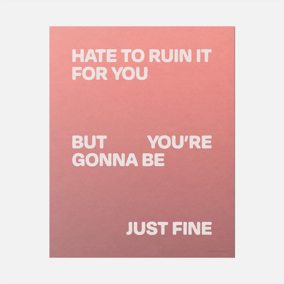 GONNA PRINT