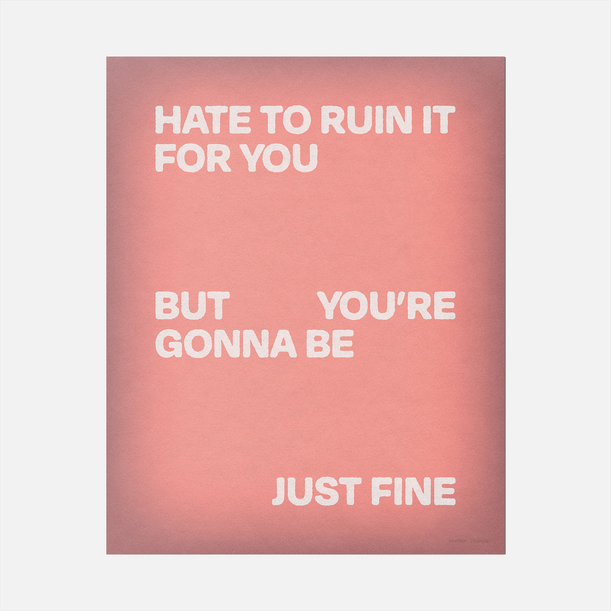 GONNA PRINT