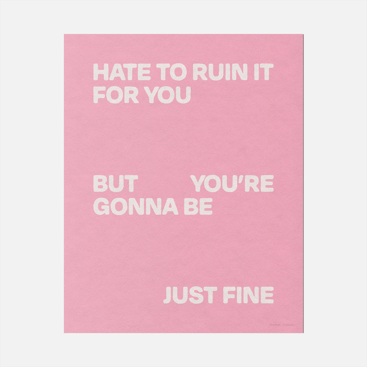 GONNA PRINT