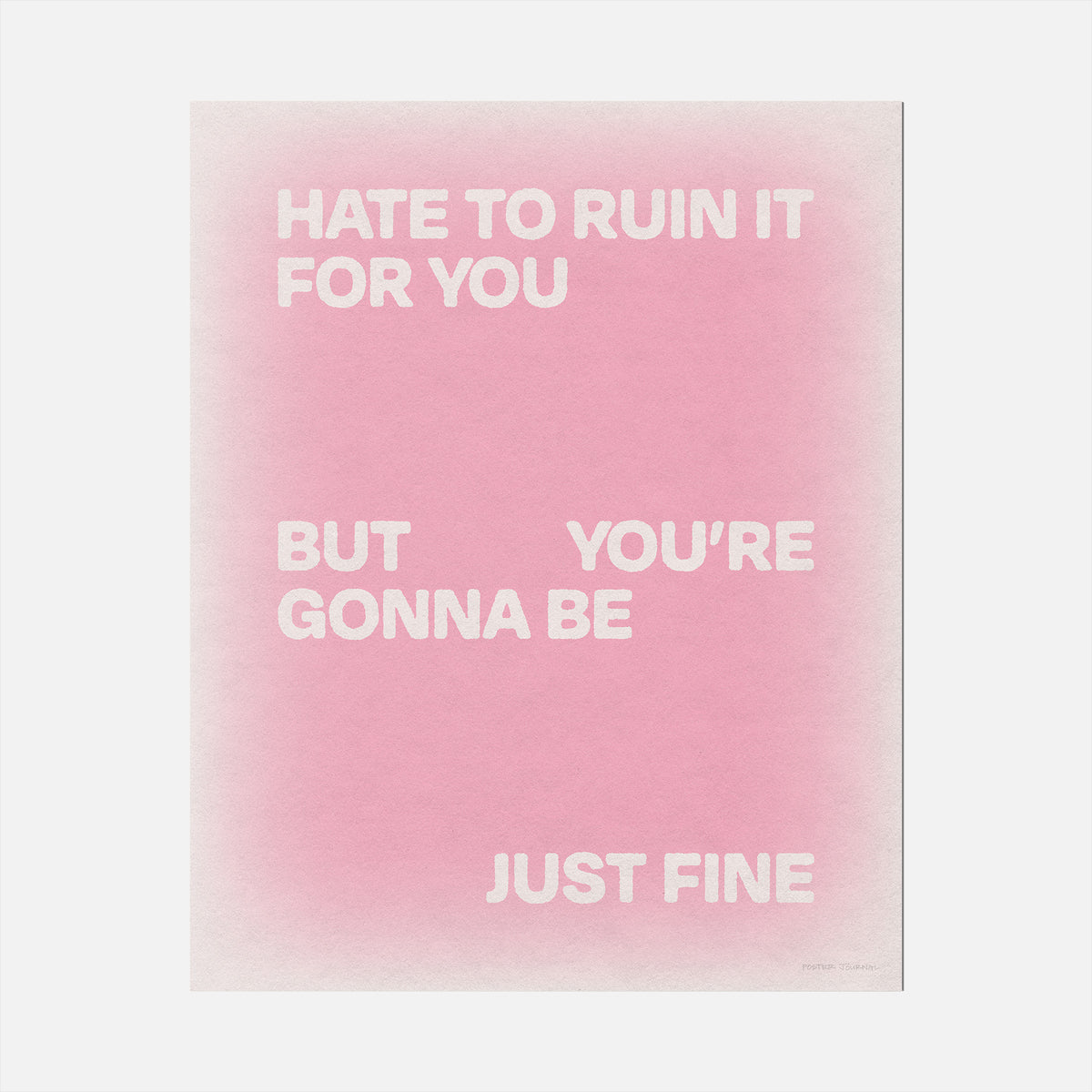 GONNA PRINT